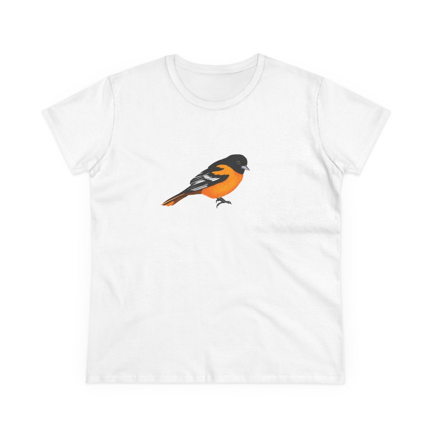 Baltimore Oriole Bird Design for Birdwatchers and Bird Lovers Women's T-Shirt