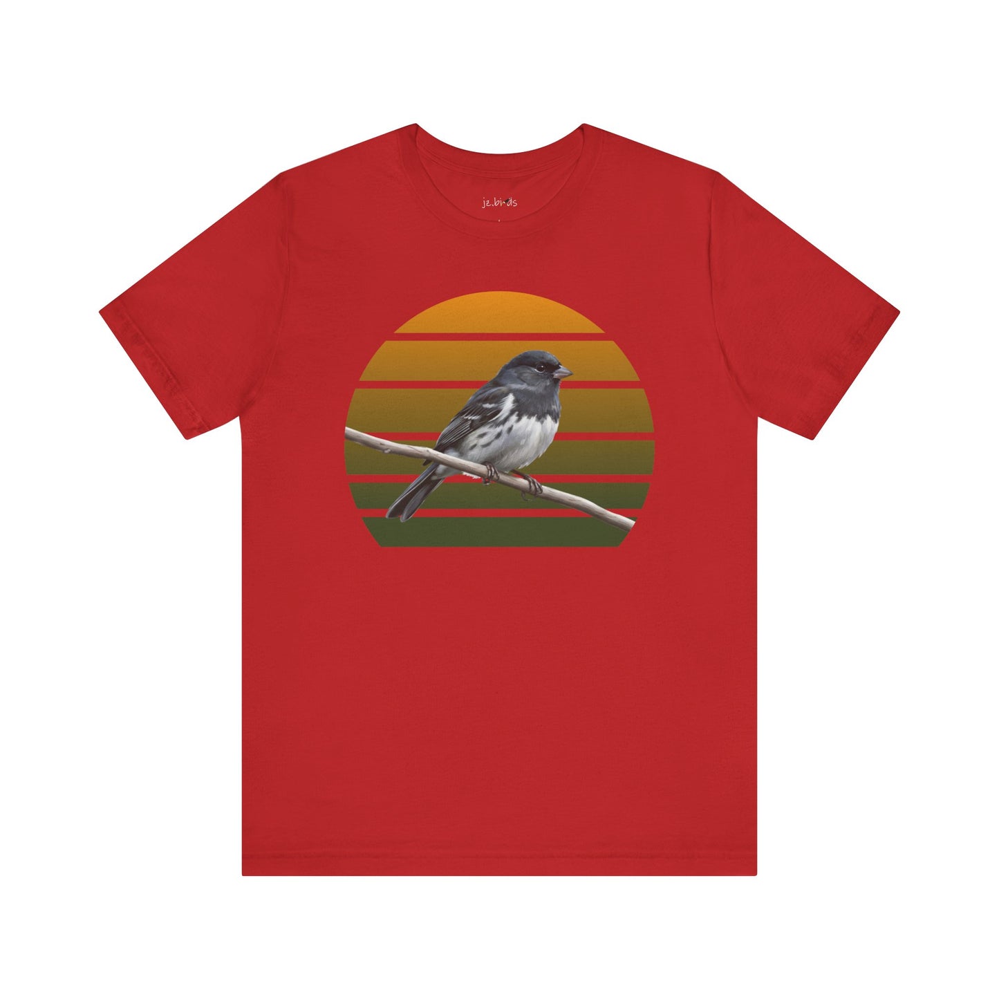 Dark-Eyed Junco T-Shirt | Unisex Retail Fit Bird Lover Tee | Wildlife Birder Gift