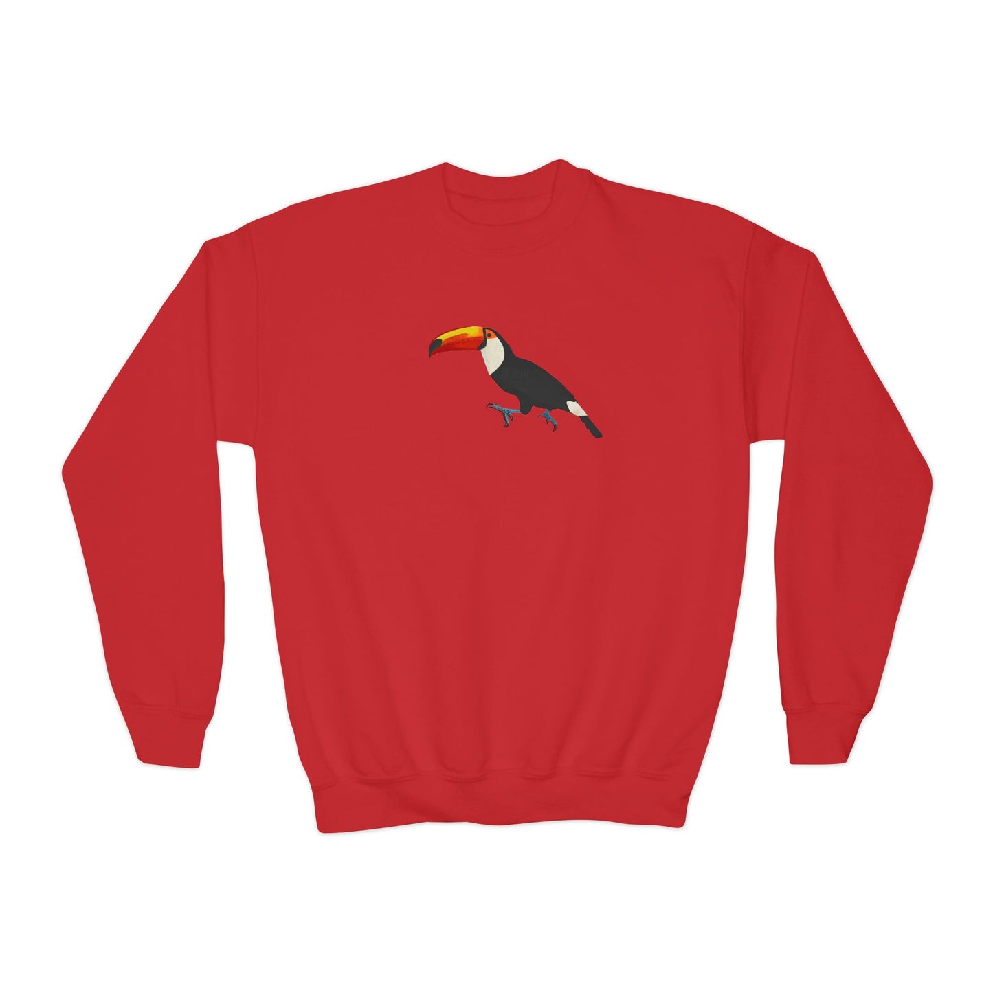 Toucan Bird Birdwatching Youth Crewneck Sweatshirt – Casual Kids Clothing, Sweatshirts