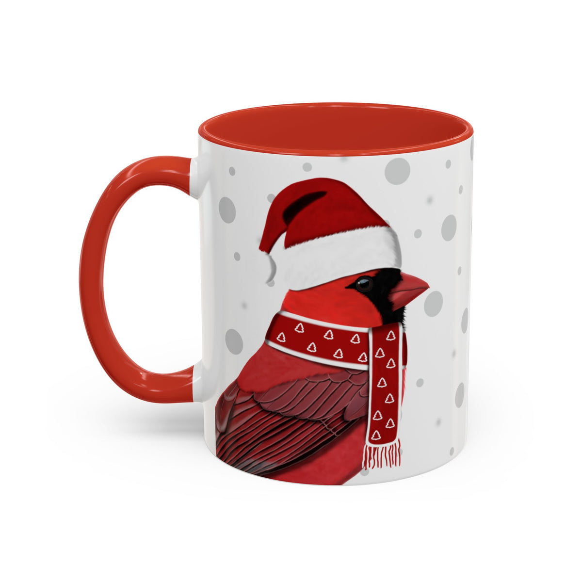カーディナルクリスマスバードコーヒーマグ