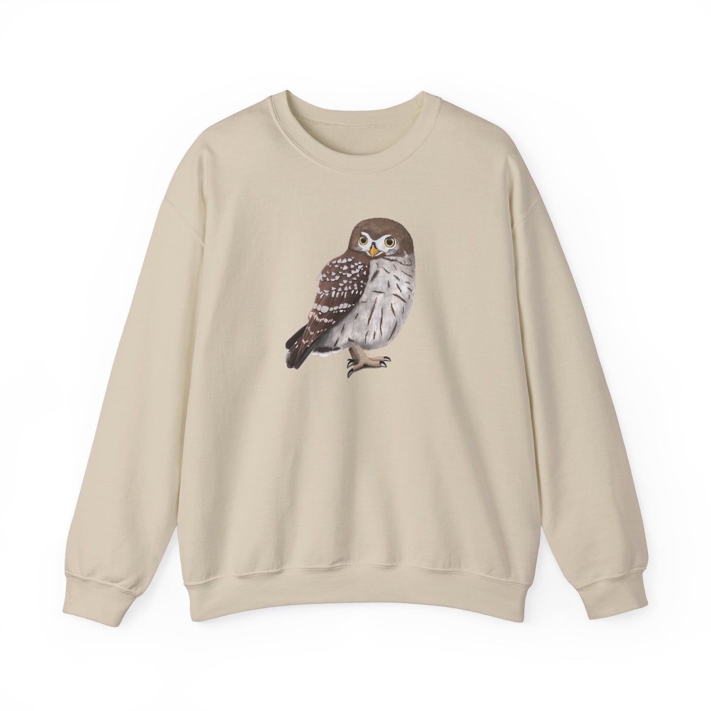 Owl Bird Watcher Biologist Crewneck Sweatshirt