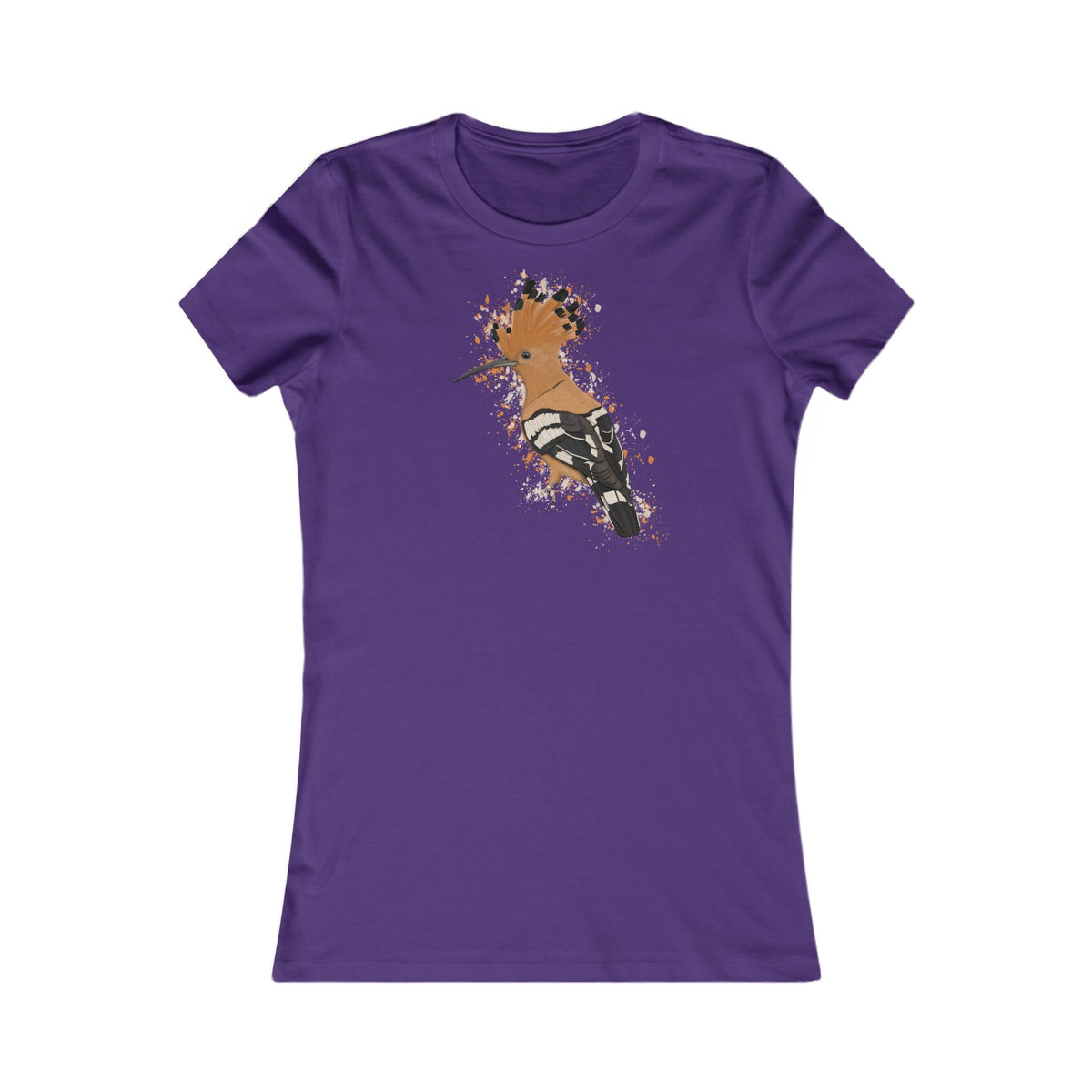 Wiedehopf Vogel Frauen T-Shirt für Vogelfreundinnen – Bird Graphic Tee,