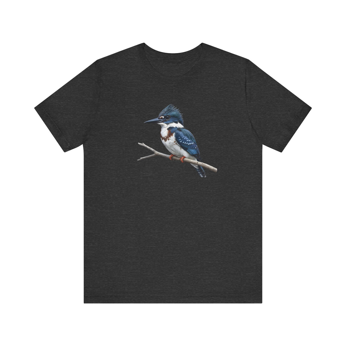Belted Kingfisher T-Shirt – bird lover and tshirt style