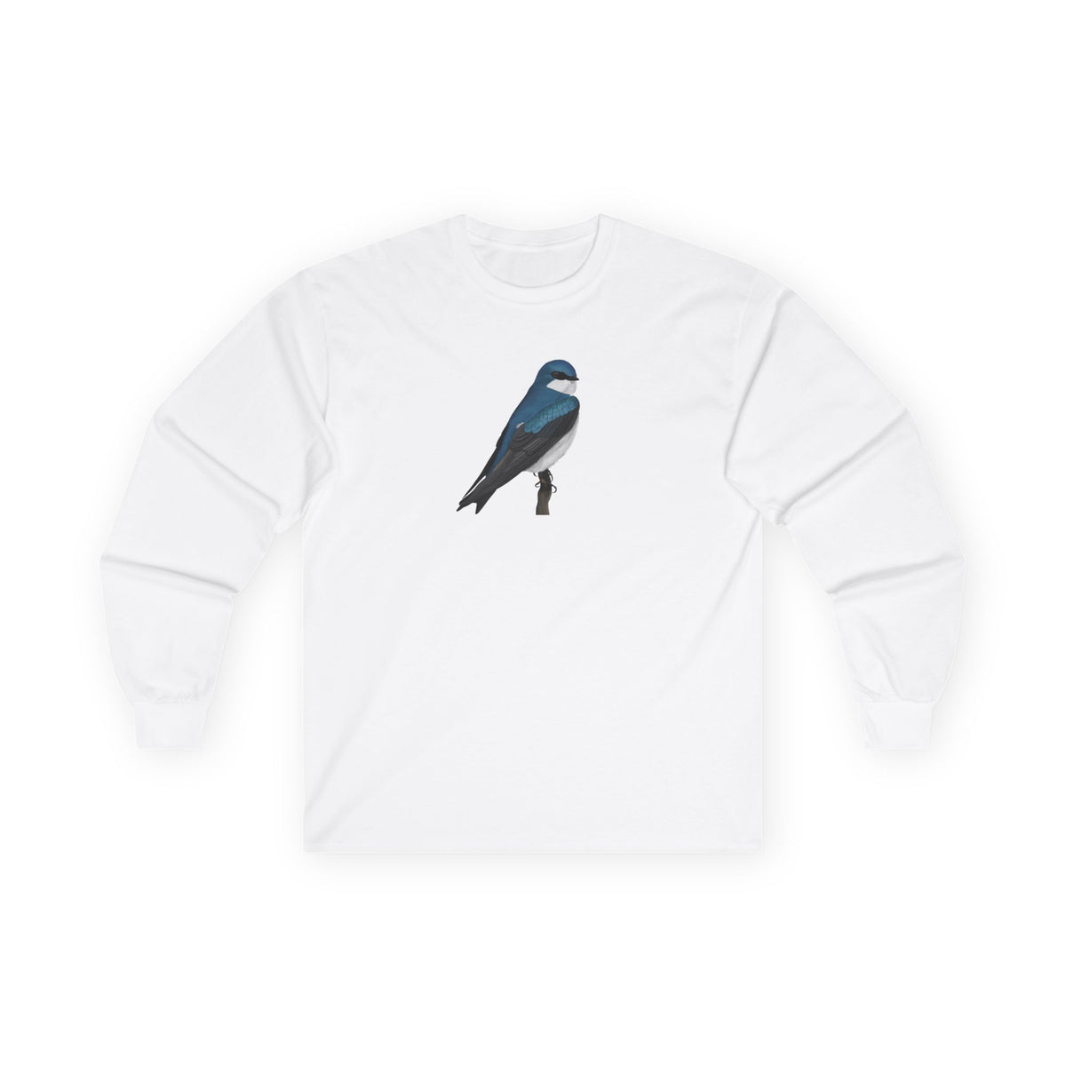 Tree Swallow Long-sleeve – Bird Graphic Tee, long sleeve