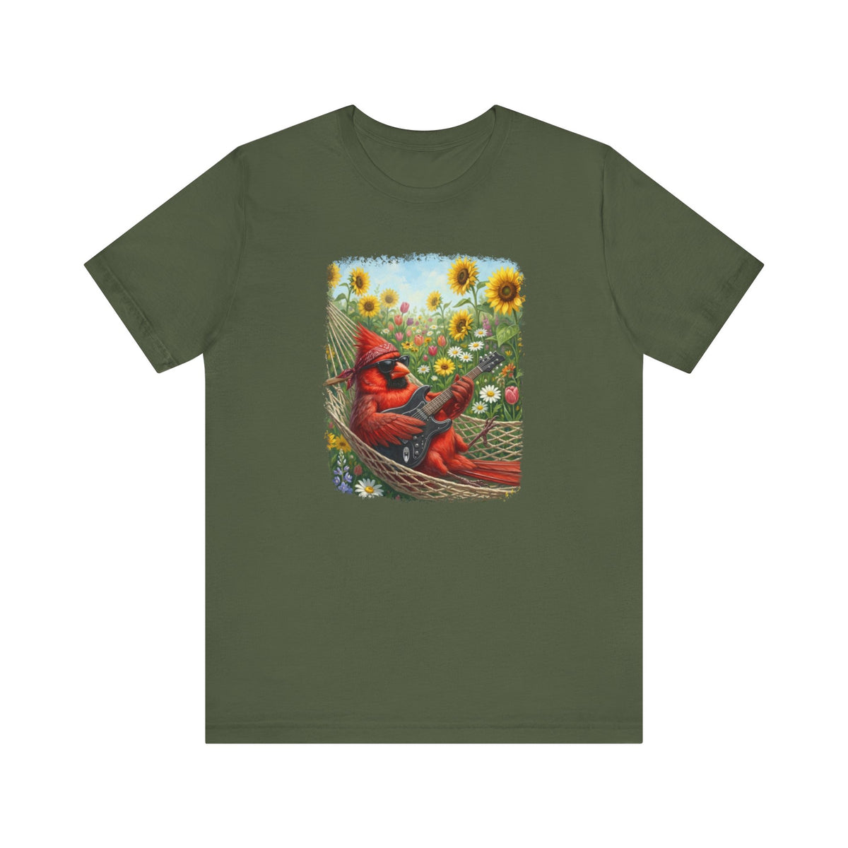 Cardinal T-Shirt on bird lover background