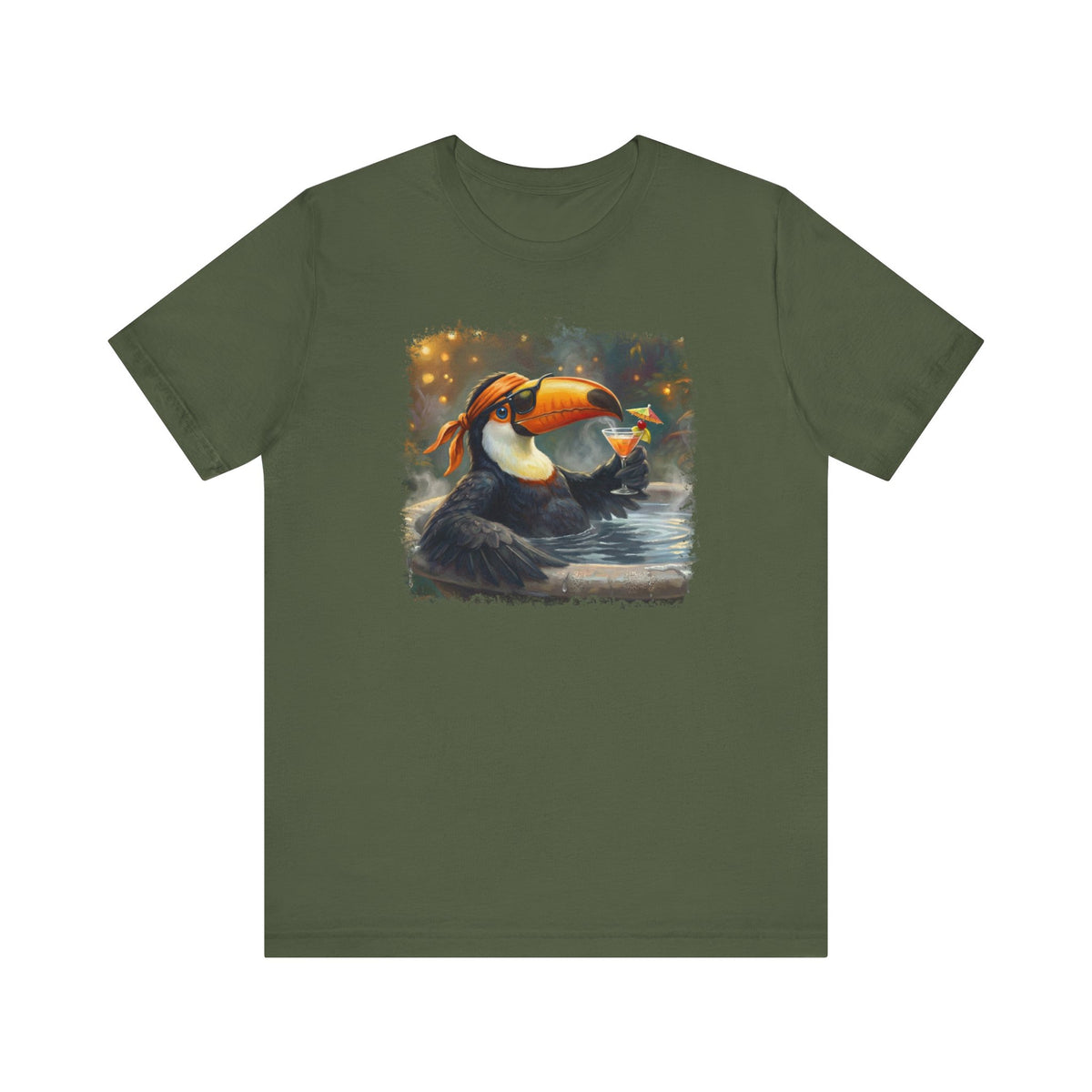 Toucan T-Shirt on bird lover background