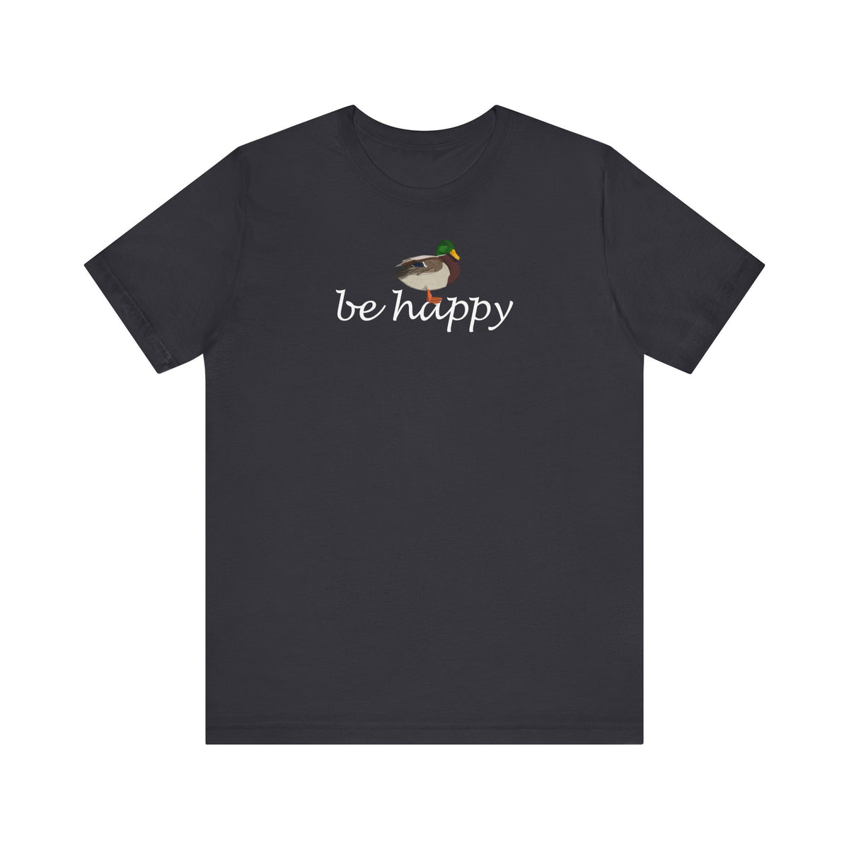 Ente Be Happy T-Shirt in Black