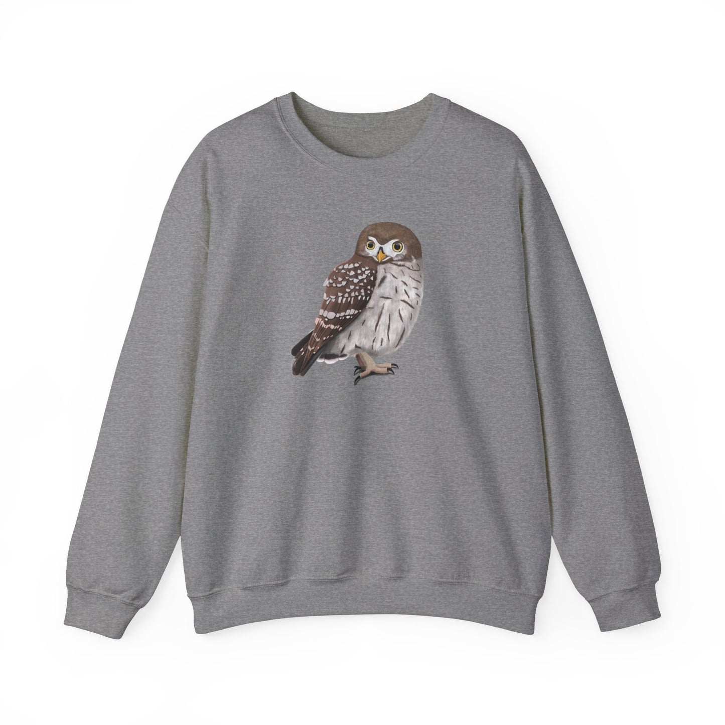 Owl Bird Watcher Biologist Crewneck Sweatshirt