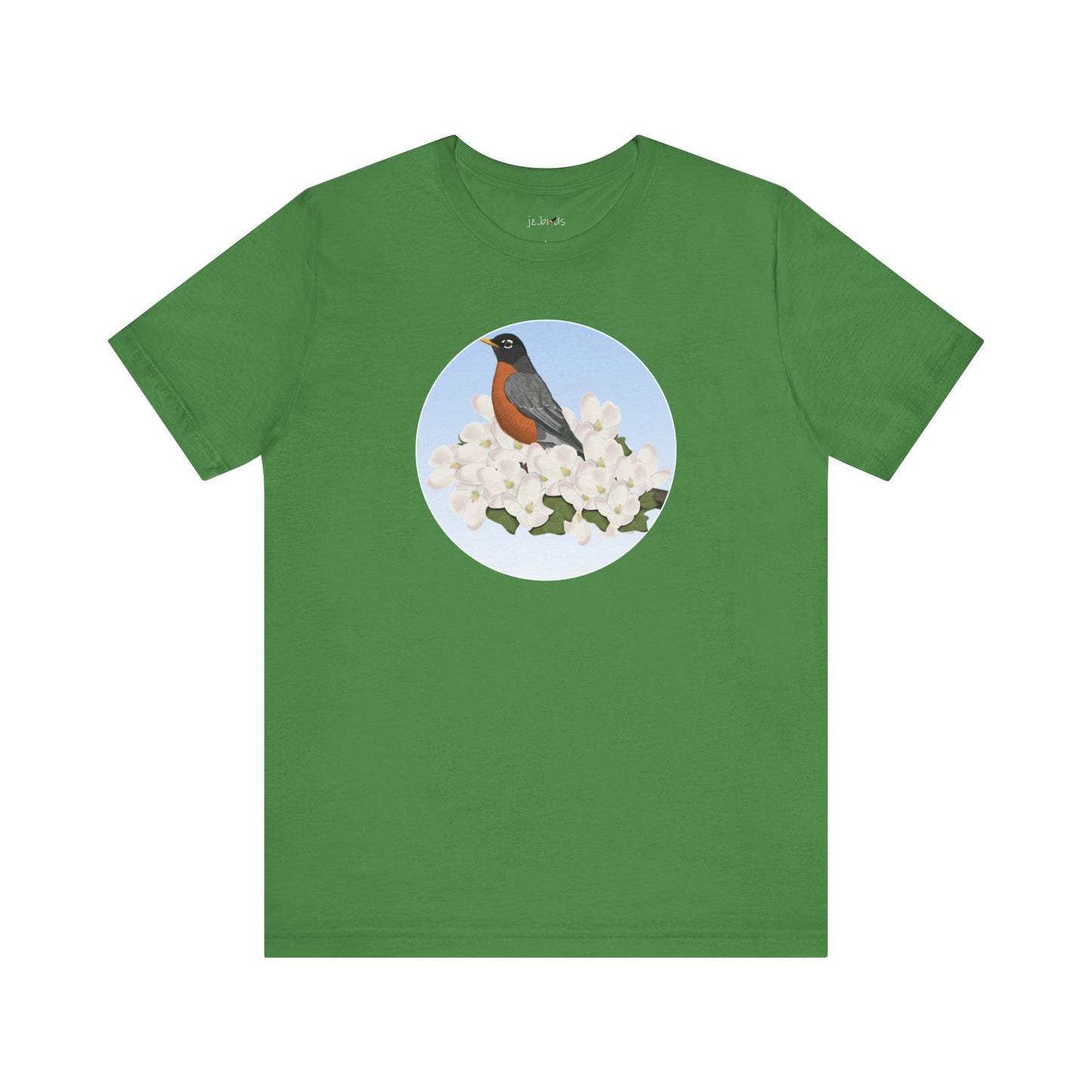 American Robin and Spring Apple Blossoms Bird T-Shirt