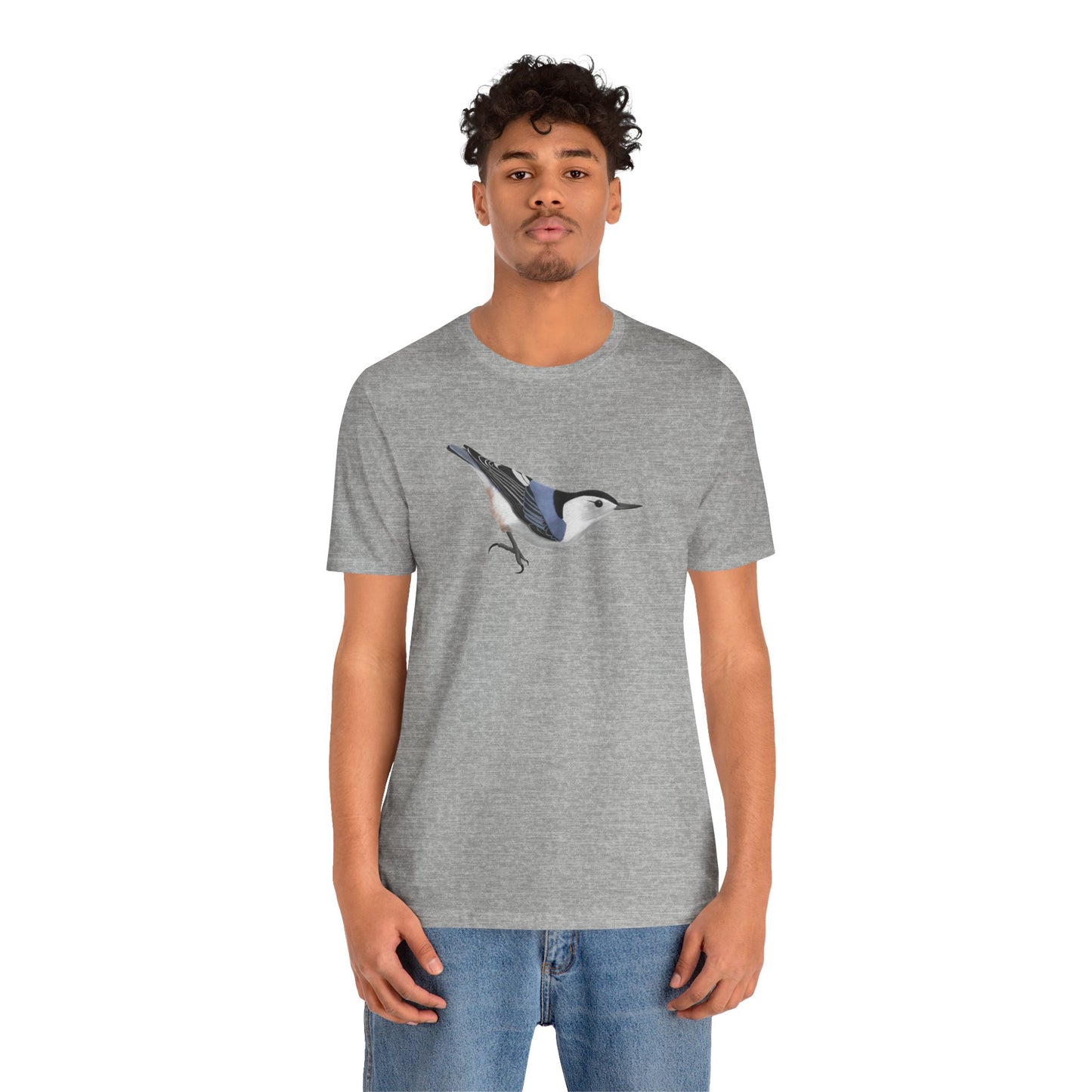White Breasted Nuthatch Birding & Birdwatching Bird T-Shirt