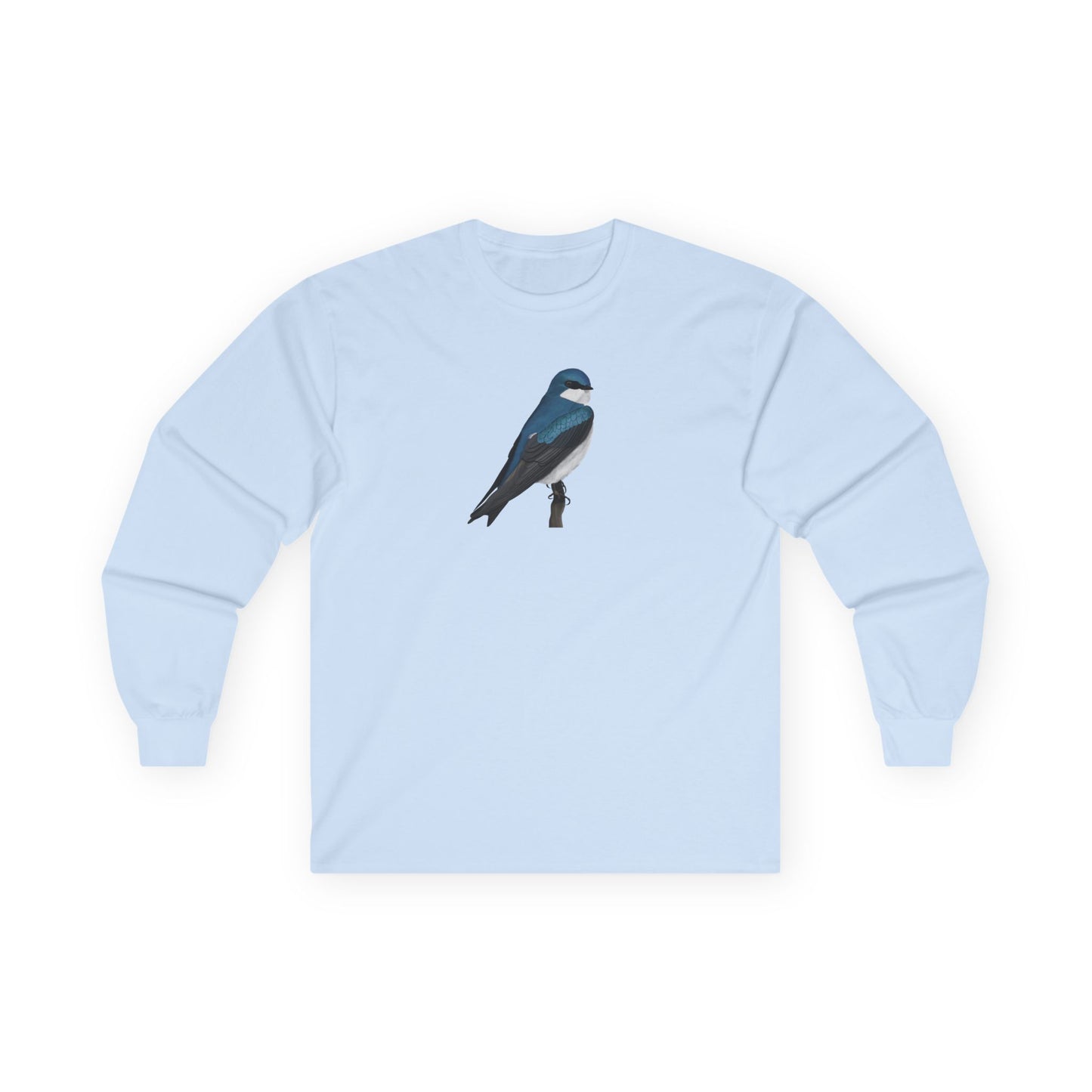 Tree Swallow Long-sleeve – Bird Graphic Tee, long sleeve
