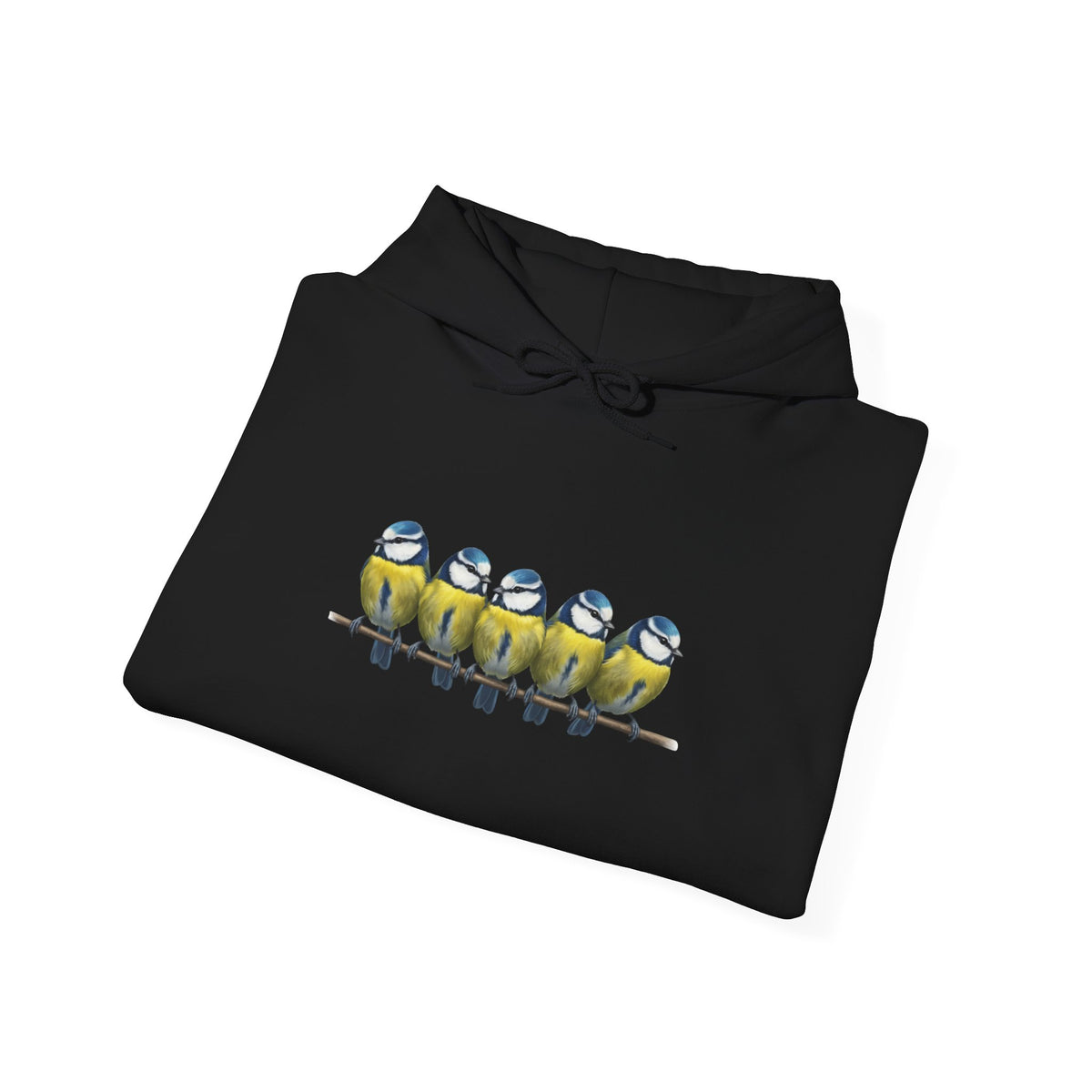 Blaumeisen Hoodie - Vogel Kapuzenpullover für Vogelbeobachter & Naturliebhaber mit Vogelmotiv
