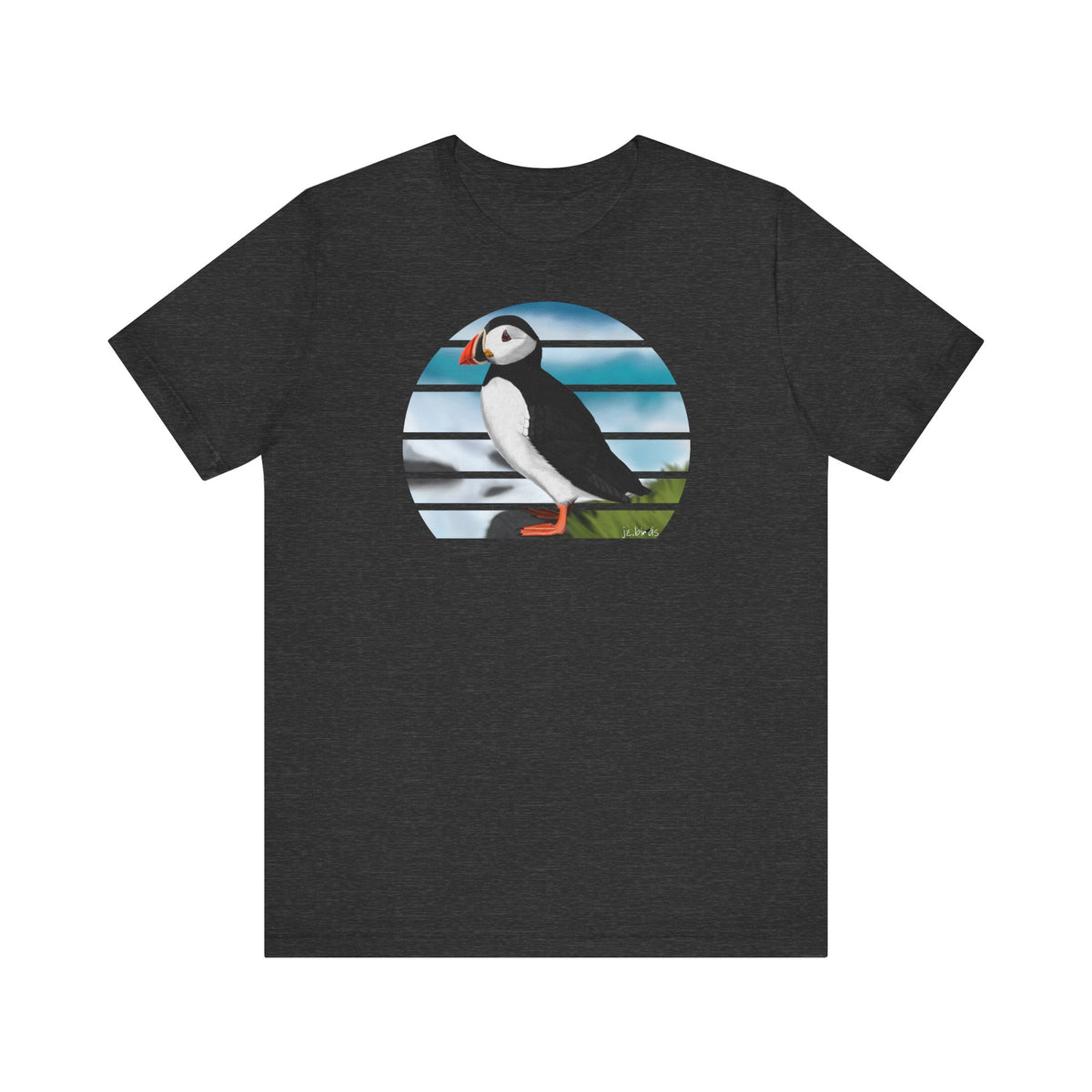Papageitaucher T-Shirt mit bird graphic tee Hintergrund