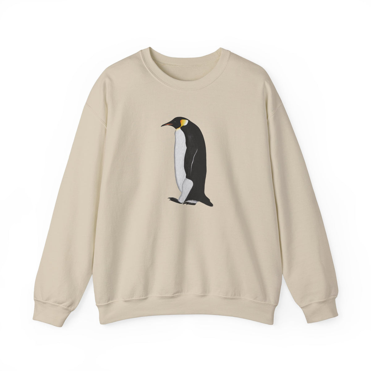 Emperor Penguin Bird Watcher Biologist Crewneck Sweatshirt on Crew neck background