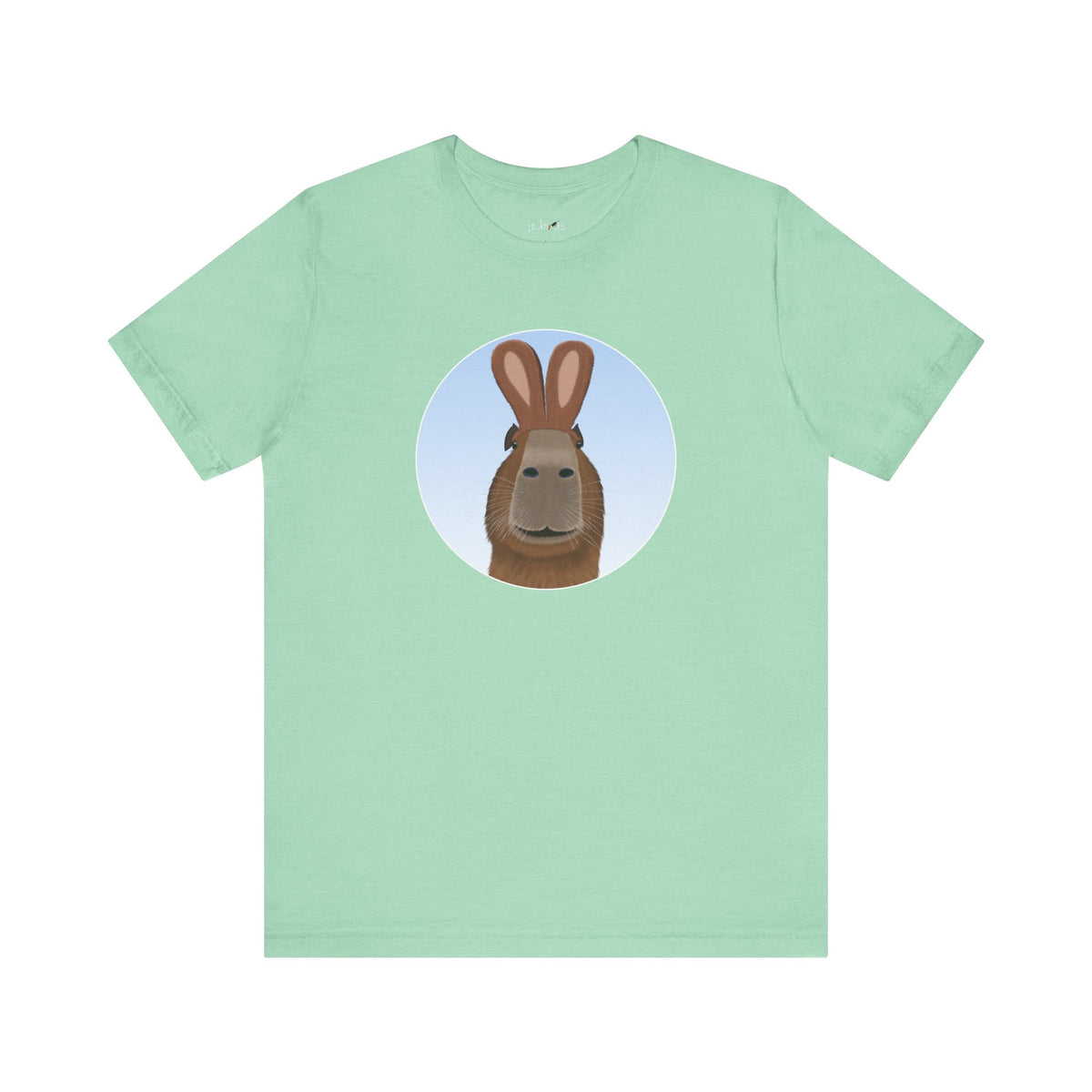 Capybara with Rabbit Ears Funny Bunny Easter T-Shirt – bird
