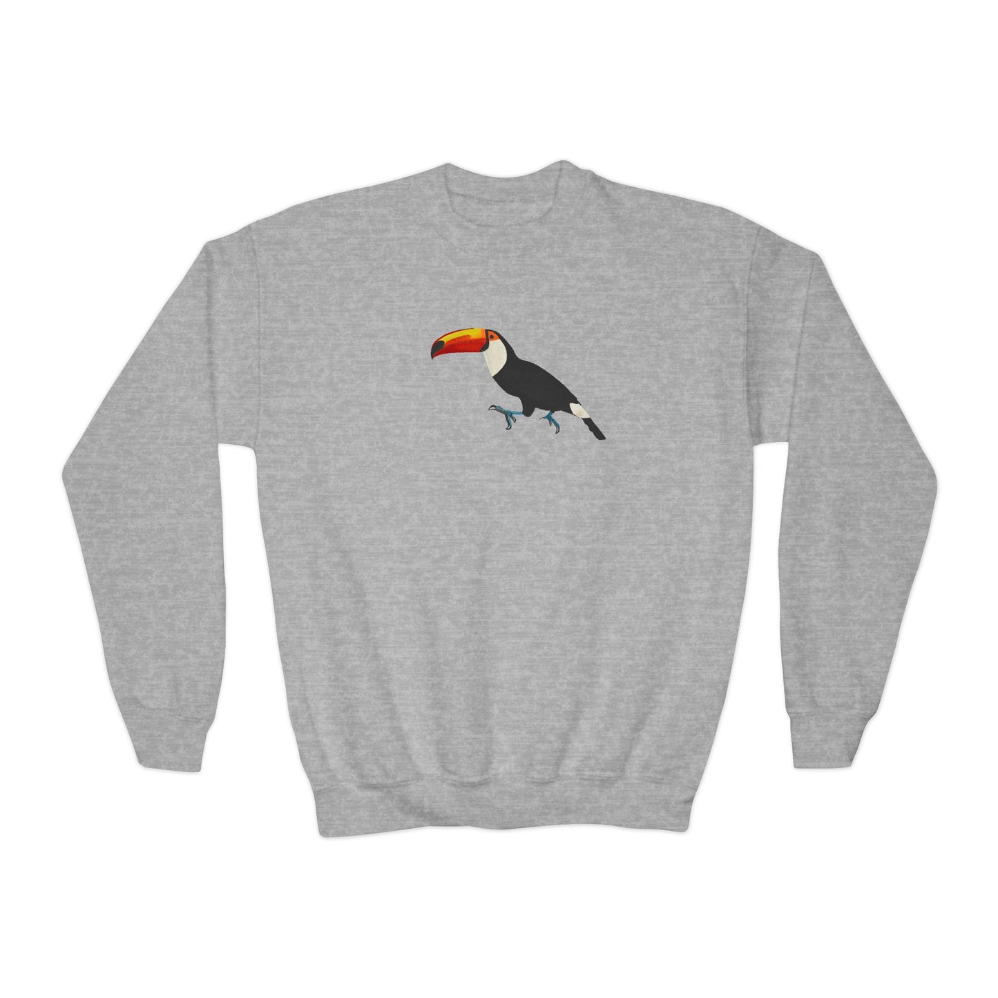 Toucan Bird Birdwatching Youth Crewneck Sweatshirt