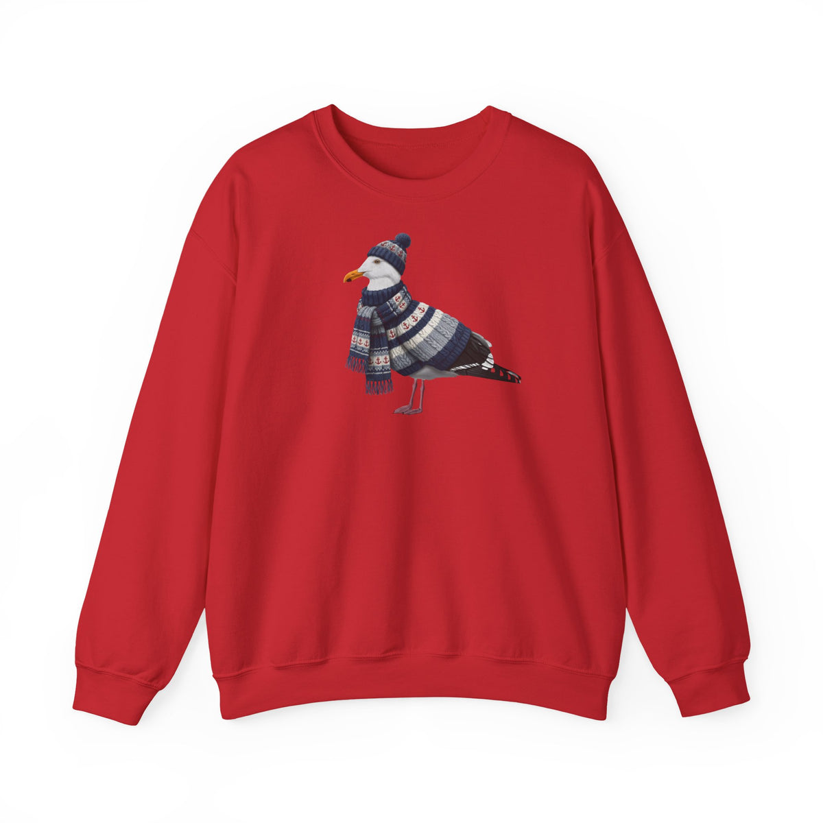 Möwe Sweatshirt Vogelmotiv in Black