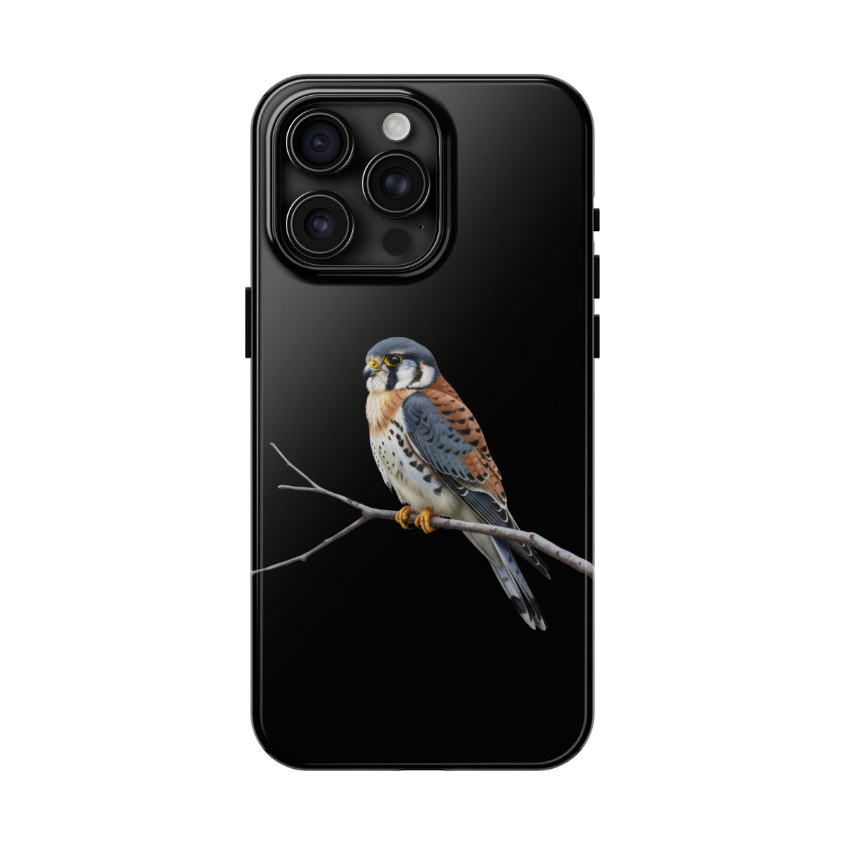 American Kestrel iPhone Case – Premium Tough Phone Cover Black