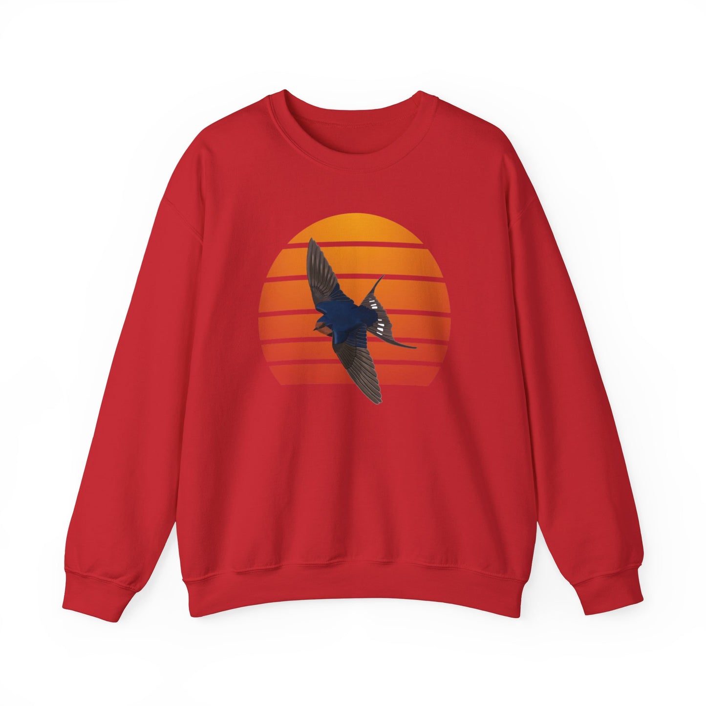 Barn Swallow Birdlover Ornithologist Bird Sweatshirt – Crew neck,