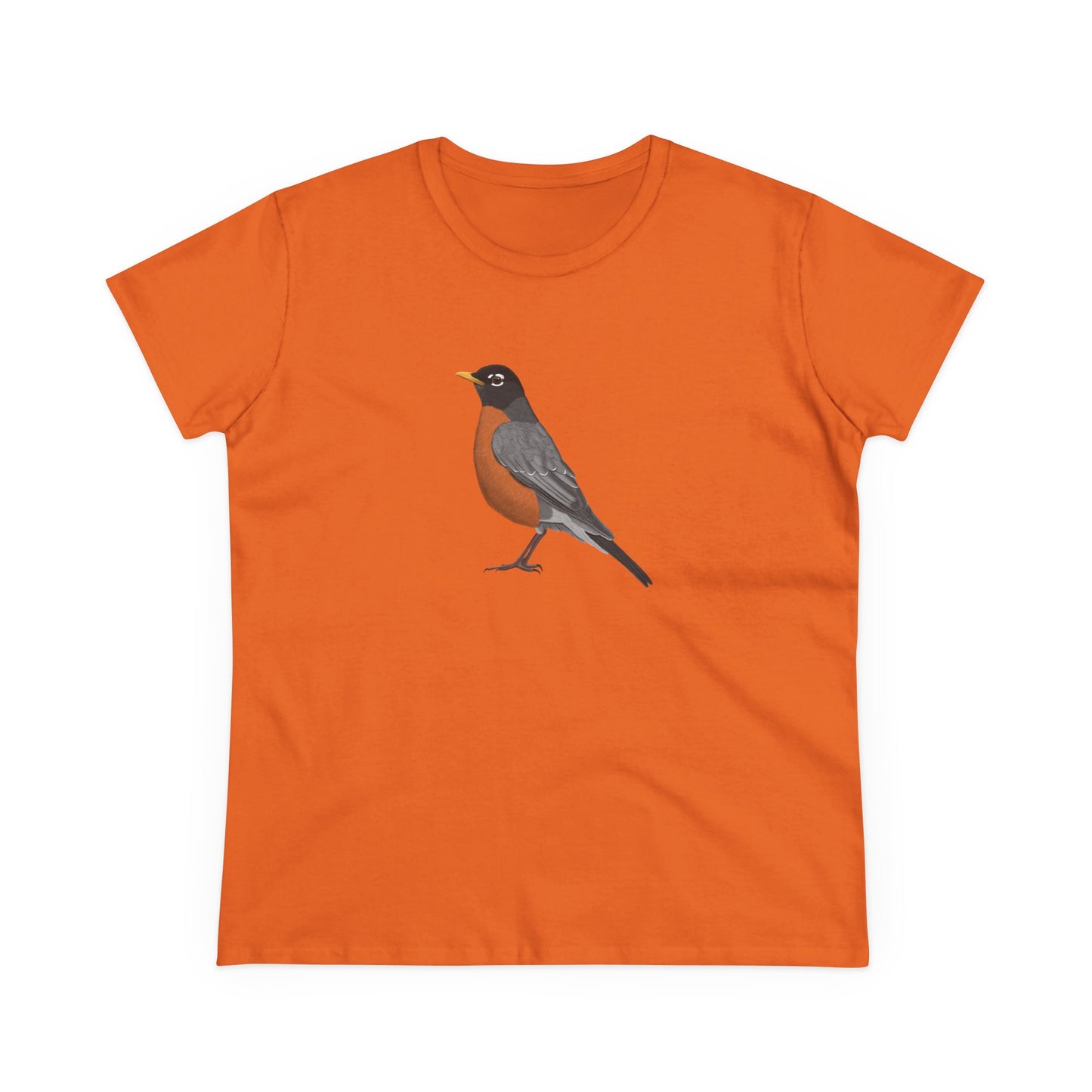 American Robin Bird Design for Birdwatchers and Bird Lovers Women's T-Shirt
