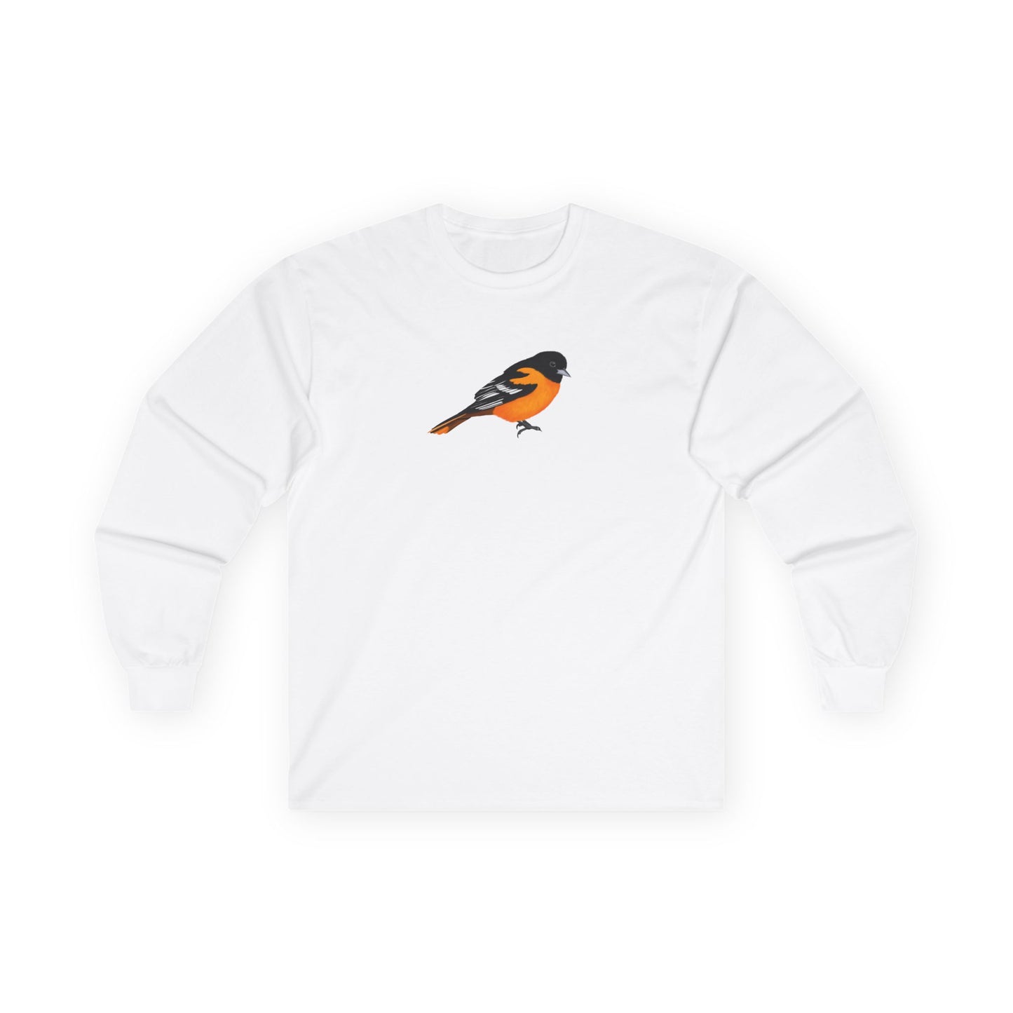 Baltimore Oriole Birding & Birdwatching Bird Cotton Long Sleeve T-Shirt