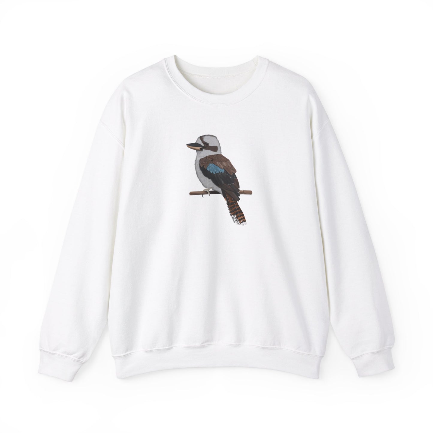 Kookaburra Bird Watcher Biologist Crewneck Sweatshirt – Crew neck, DTG