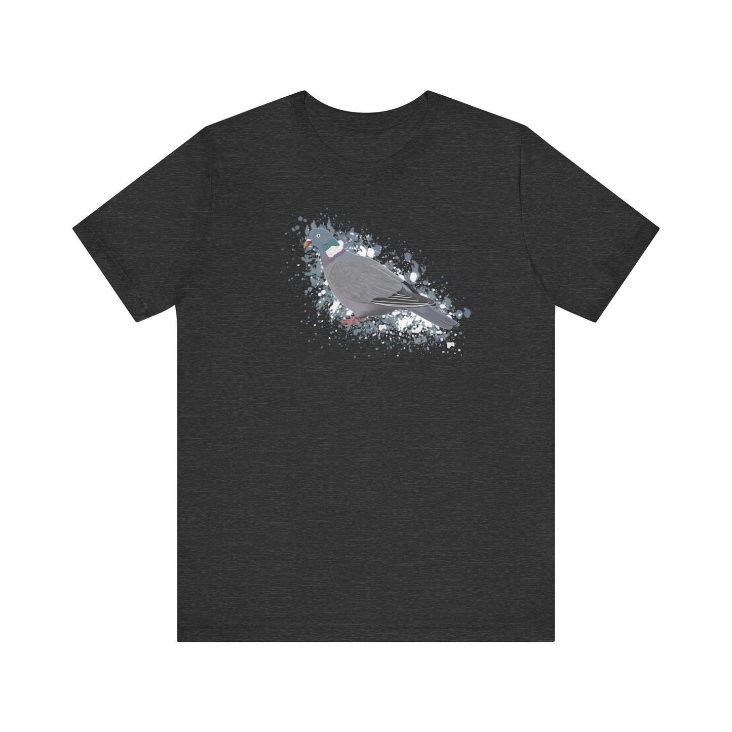 Ringeltaube T-Shirt mit bird graphic tee Hintergrund