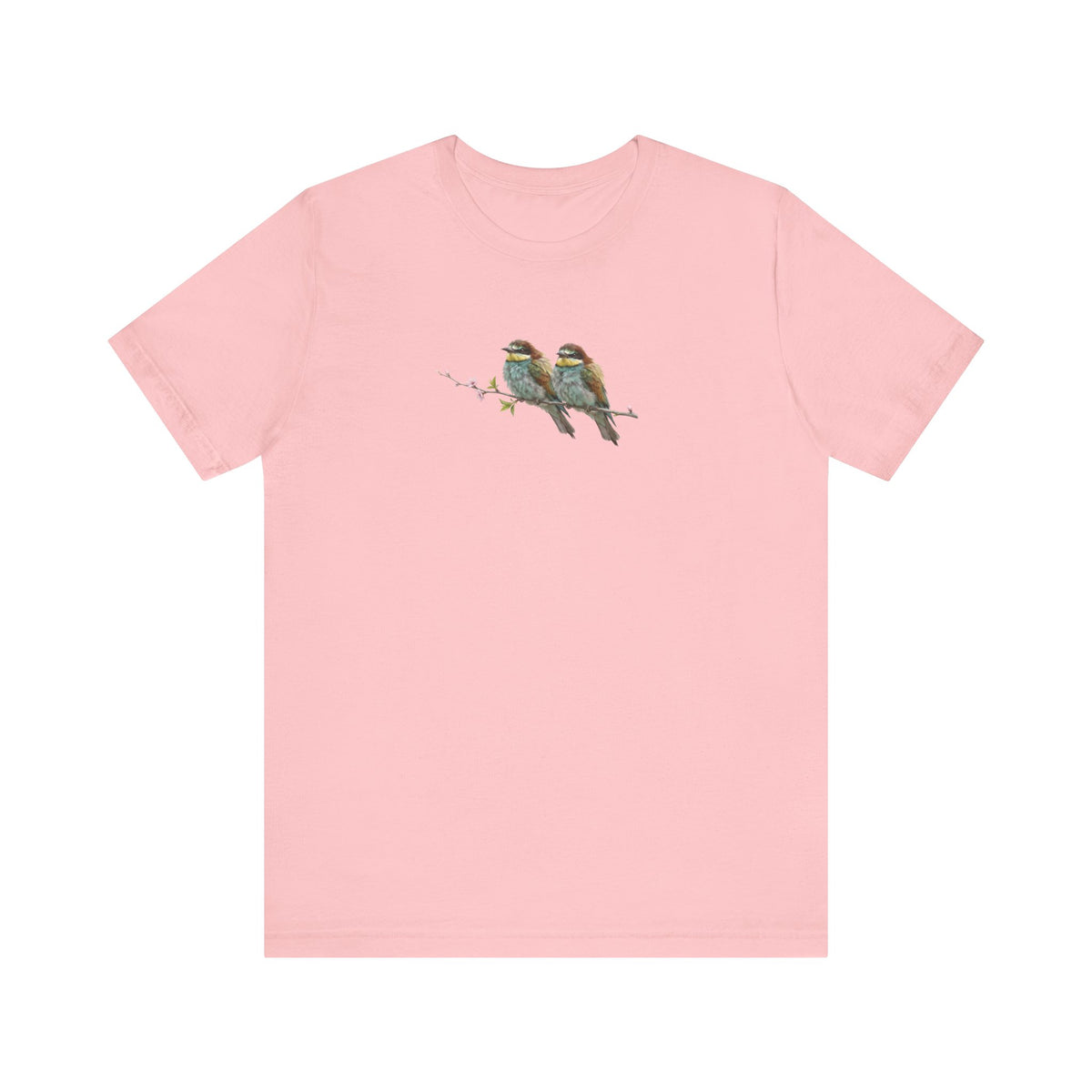 Bee-Eater Fledgling T-Shirt | Spring Blossoms Unisex Graphic Tee for Bird Watchers
