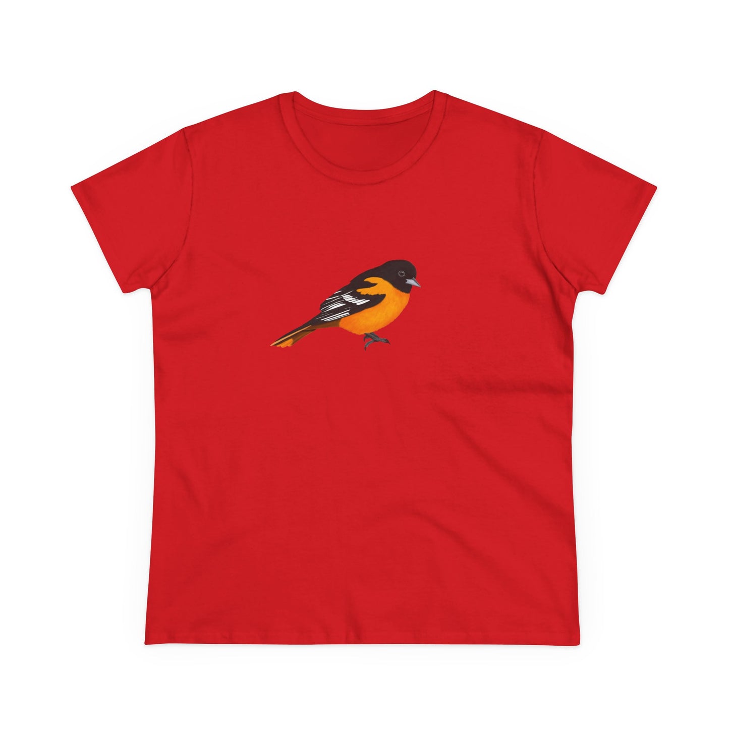 Baltimore Oriole Bird Design for Birdwatchers and Bird Lovers Women's T-Shirt