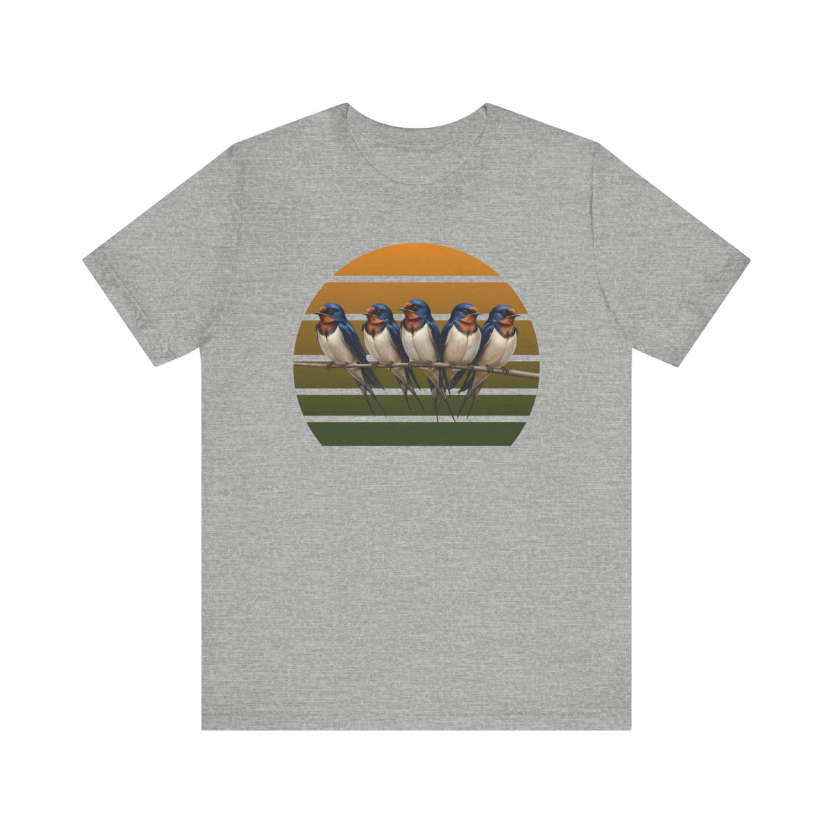 Barn Swallow Premium T-Shirt | Unique Birdwatcher & Birder Gift by jz.birds