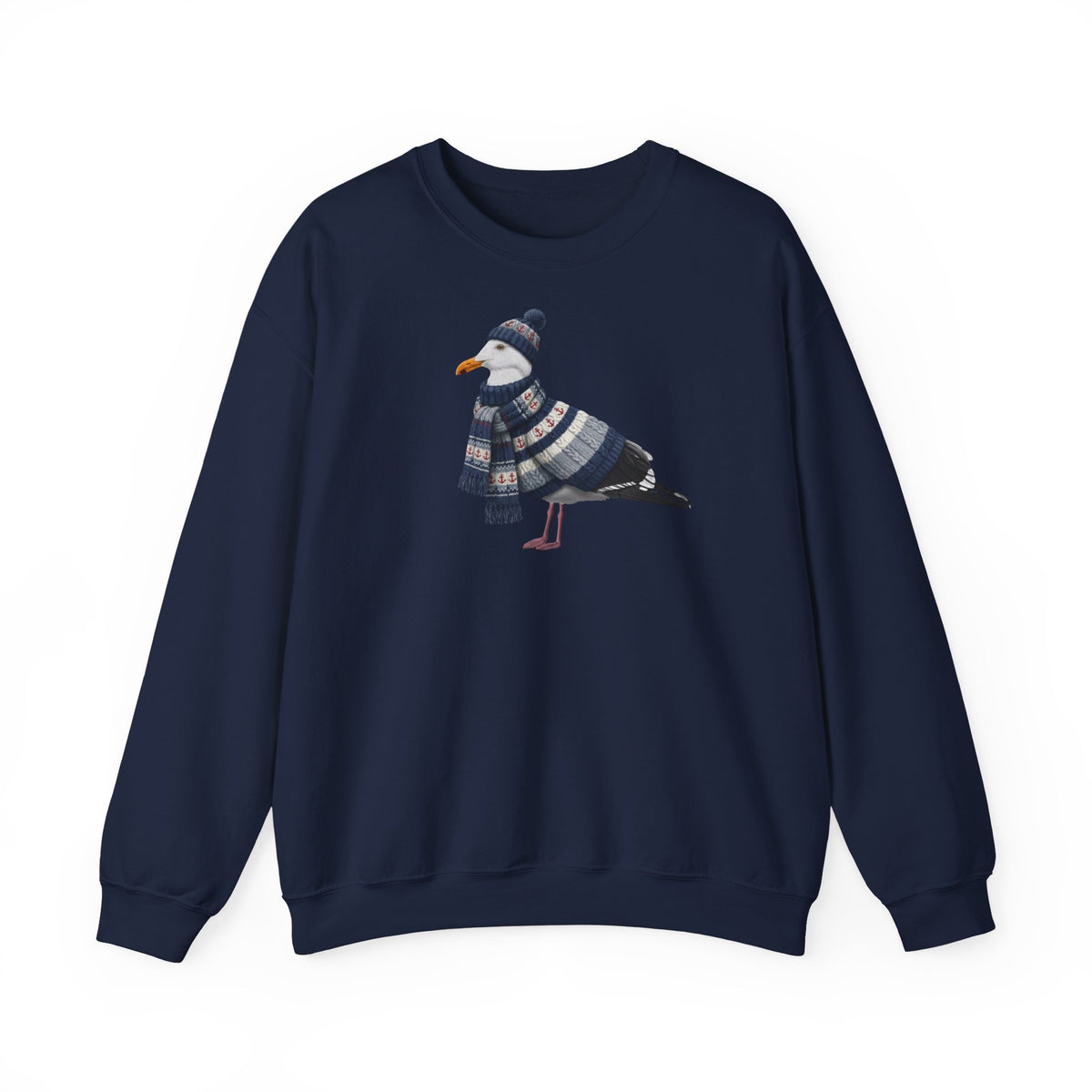 Möwe Sweatshirt Vogelmotiv – Animal Graphic Tee, Casual Everyday Wear