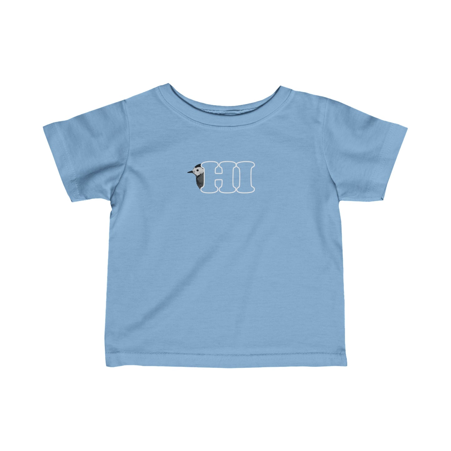 White Wagtail Bird Hi Baby & Toddler Fine Jersey Tee Kids clothes in Black