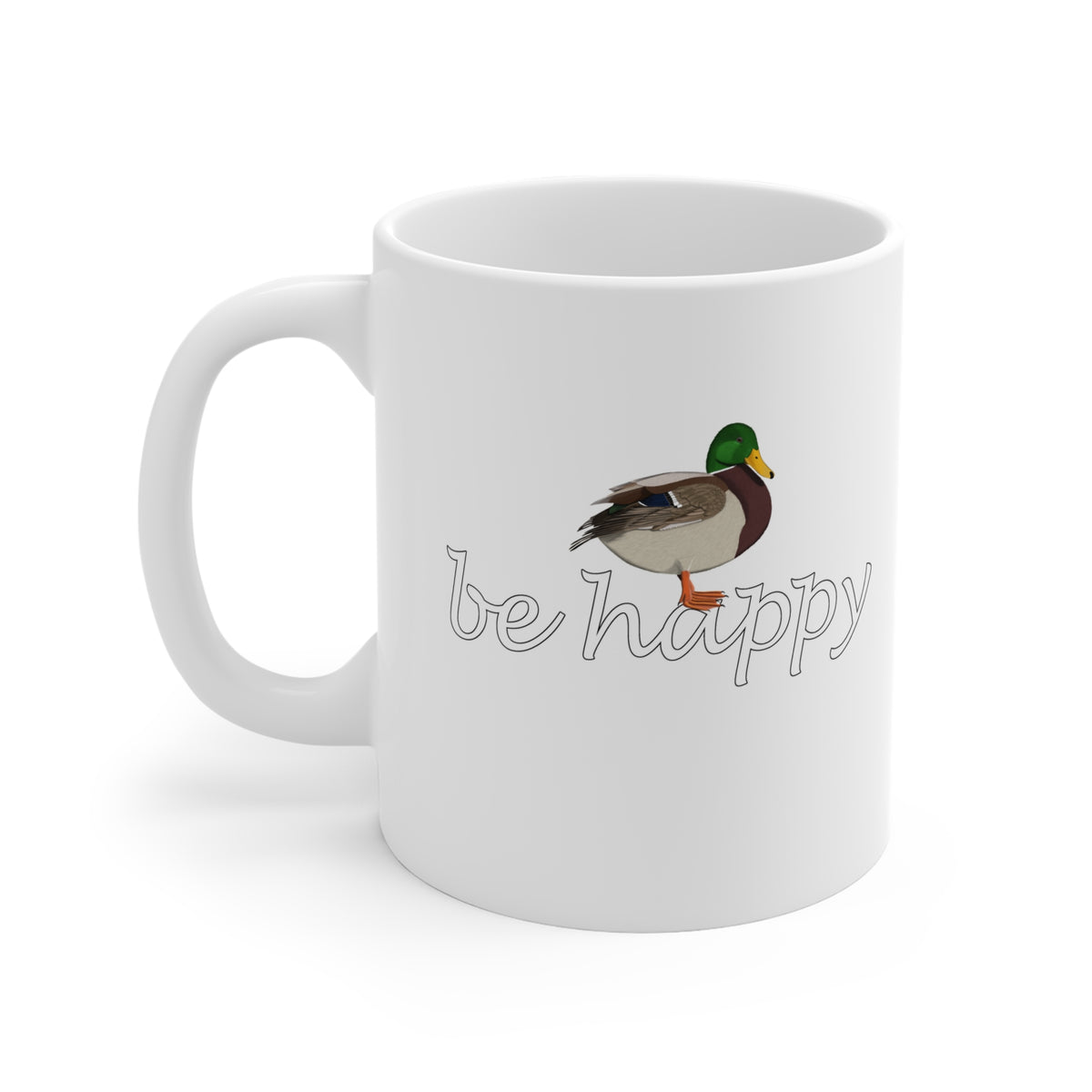 Ente Be Happy Tasse – 11 oz und 11oz Stil