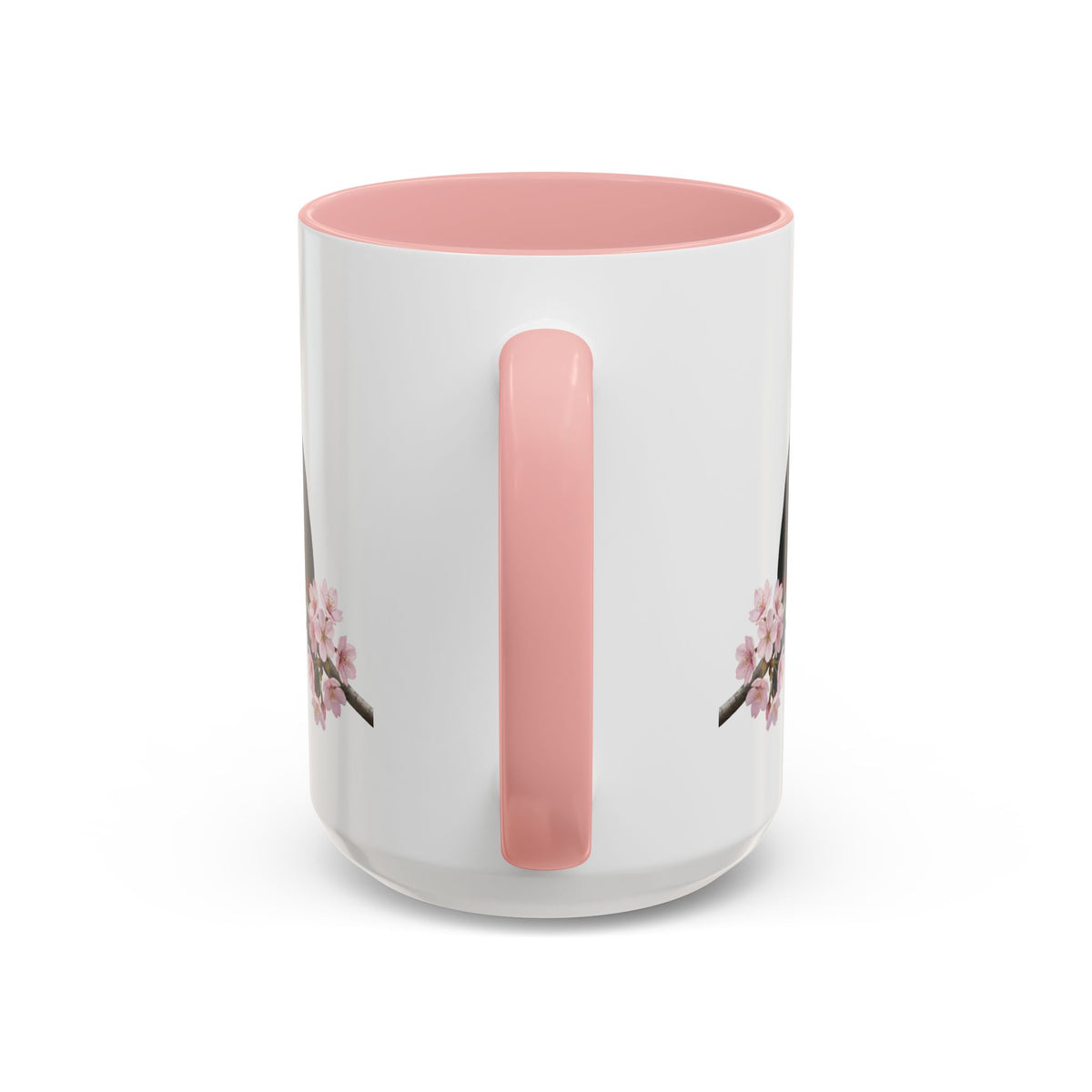Toucan Cherry Blossom Mug | Pink Ceramic Coffee Cup for Bird Lovers – 11oz,