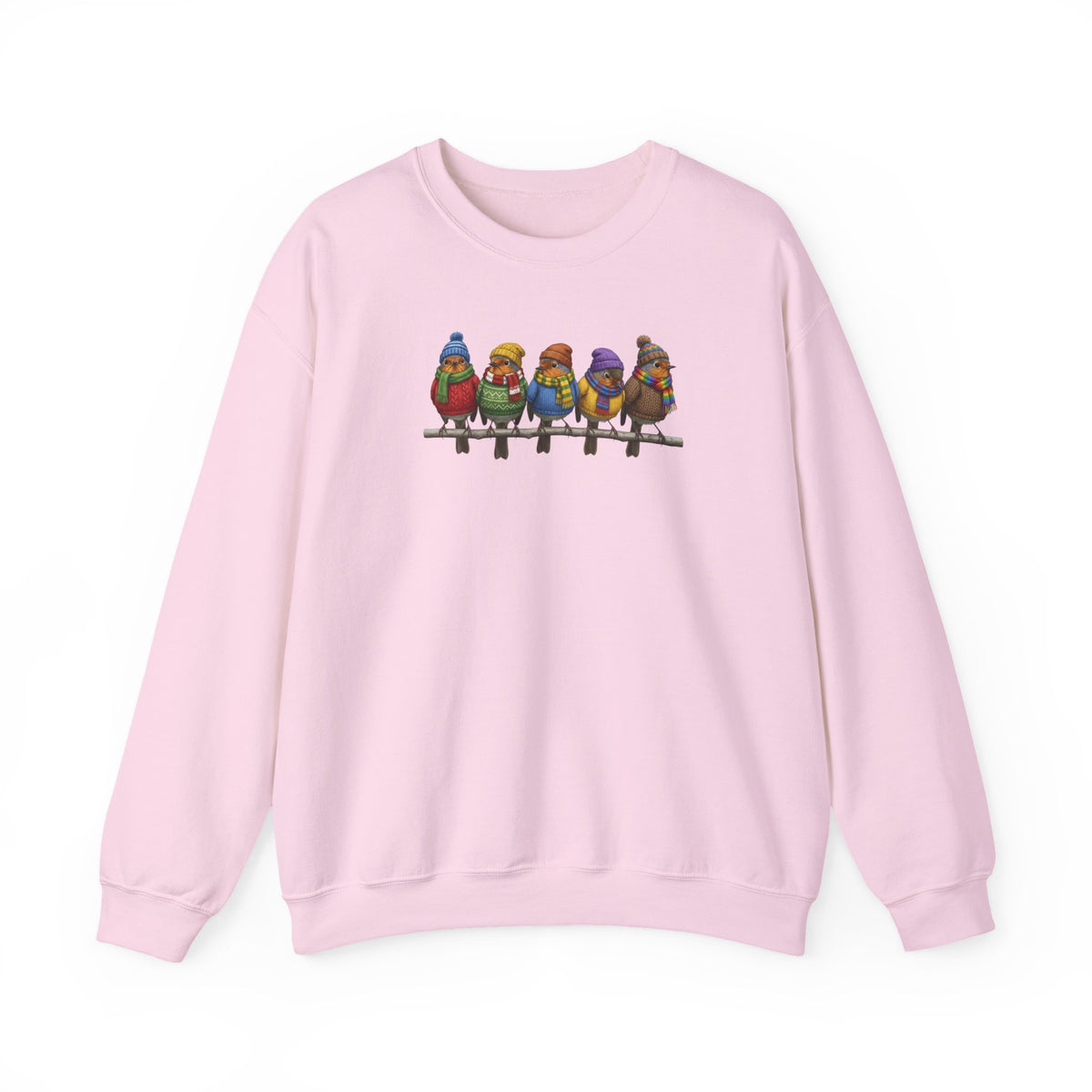 Rotkehlchen in Strick Winter-Sweatshirt | Unisex Vogel Sweater für Vogelfreunde & Vogelbeobachter – Animal Graphic Tee, Sweatshirt Vogelmotiv