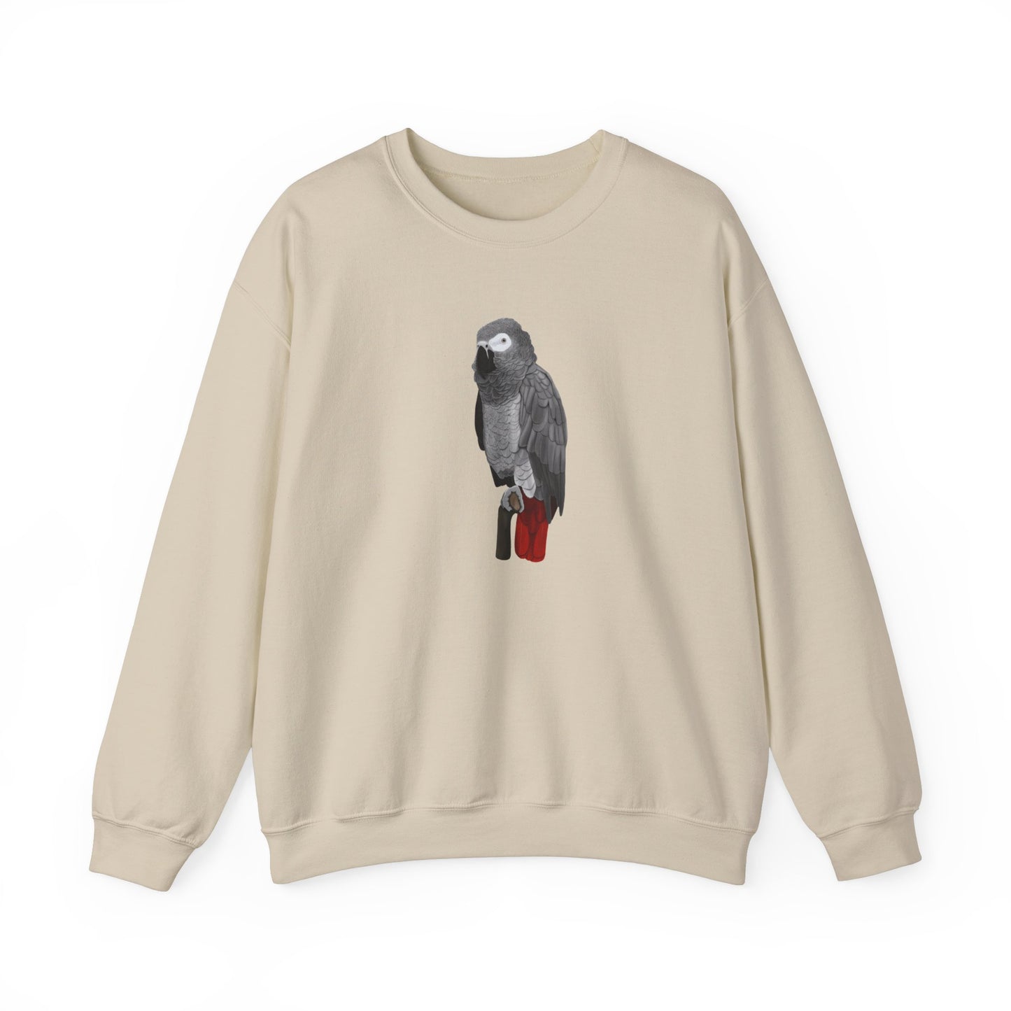 Grey Parrot Bird Watcher Biologist Crewneck Sweatshirt