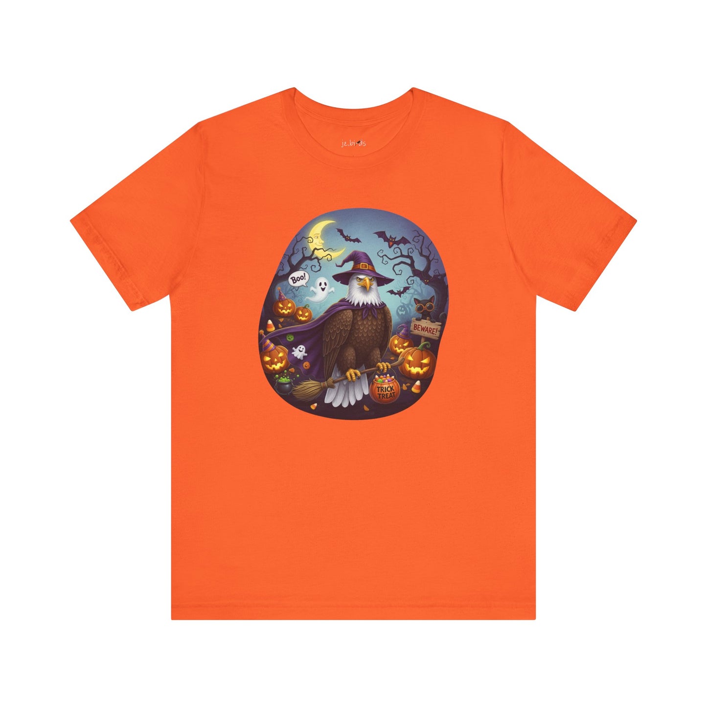 Bald Eagle Halloween Bird T-Shirt - Spooky Halloween Costume for Bird Lovers