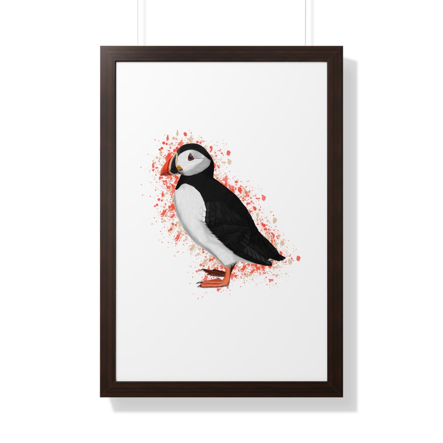 Puffin Bird Framed Poster