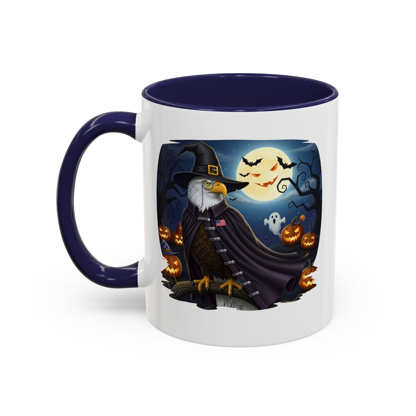 Bald Eagle Halloween Bird Mug - A Spooky & Funny Halloween Cup