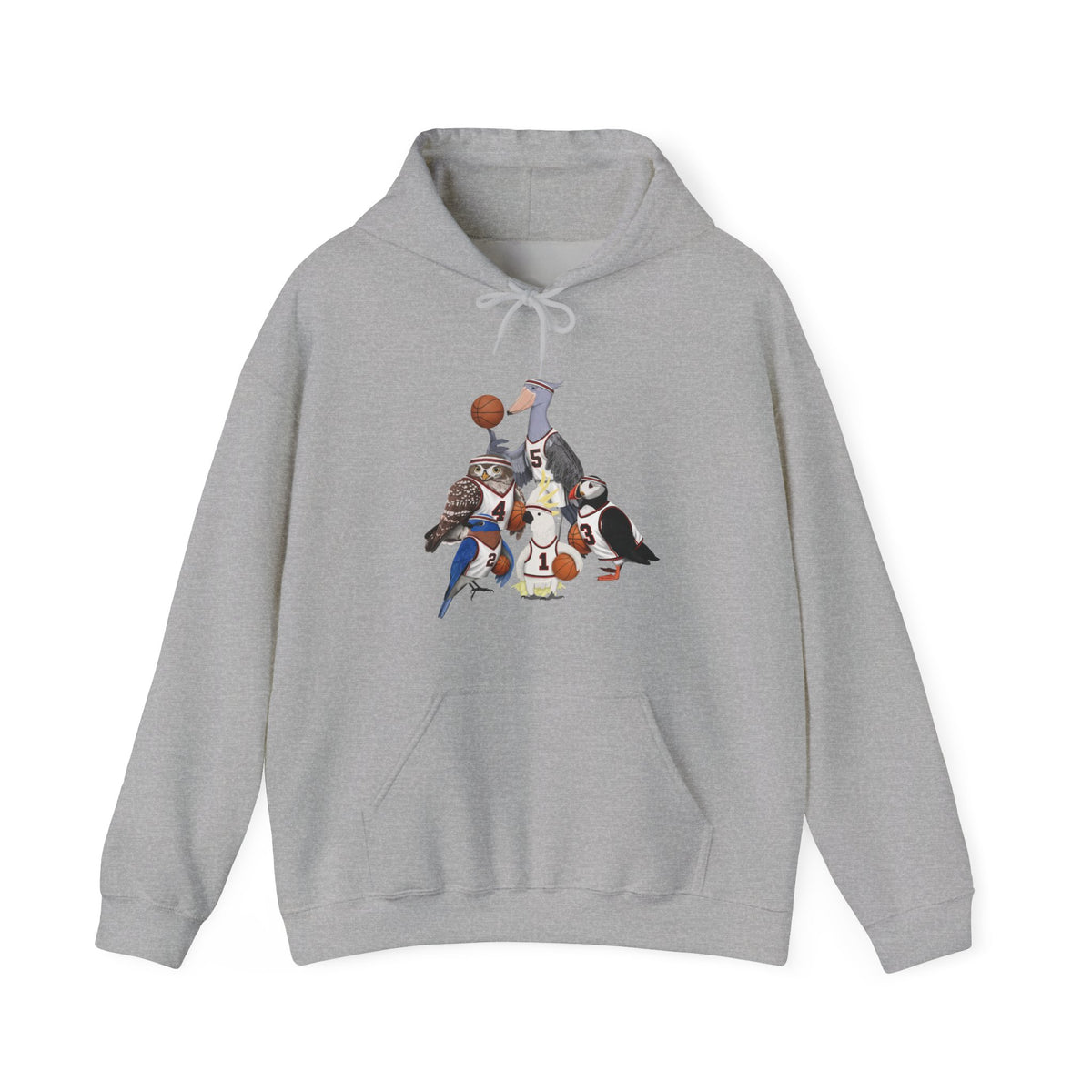 Funny Basketball Bird Hoodie – Unique Hoops Fan Gift – Soft, Unisex Jumper for Players – and style