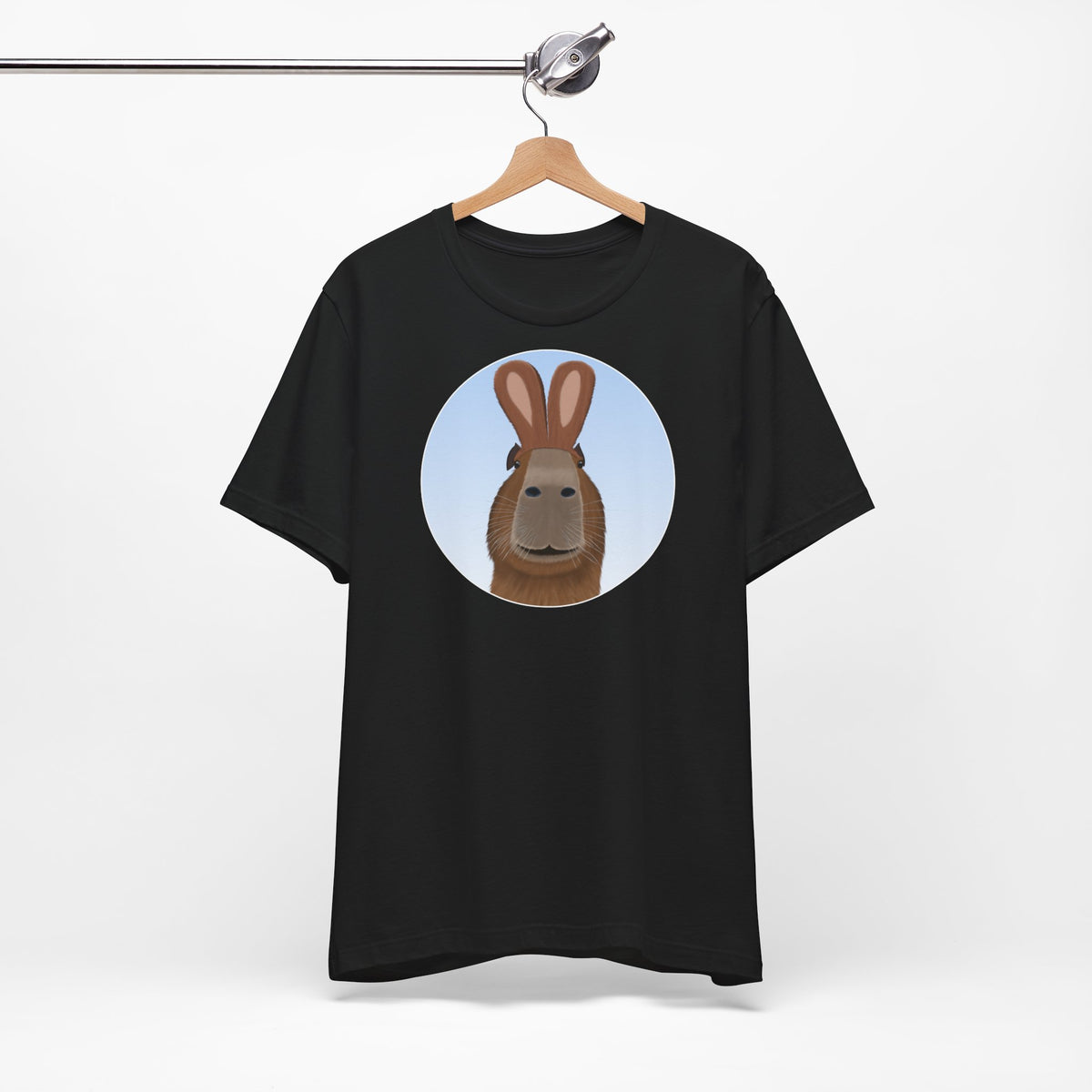 Capybara mit Hasenohren Lustiges Kaninchen T-Shirt