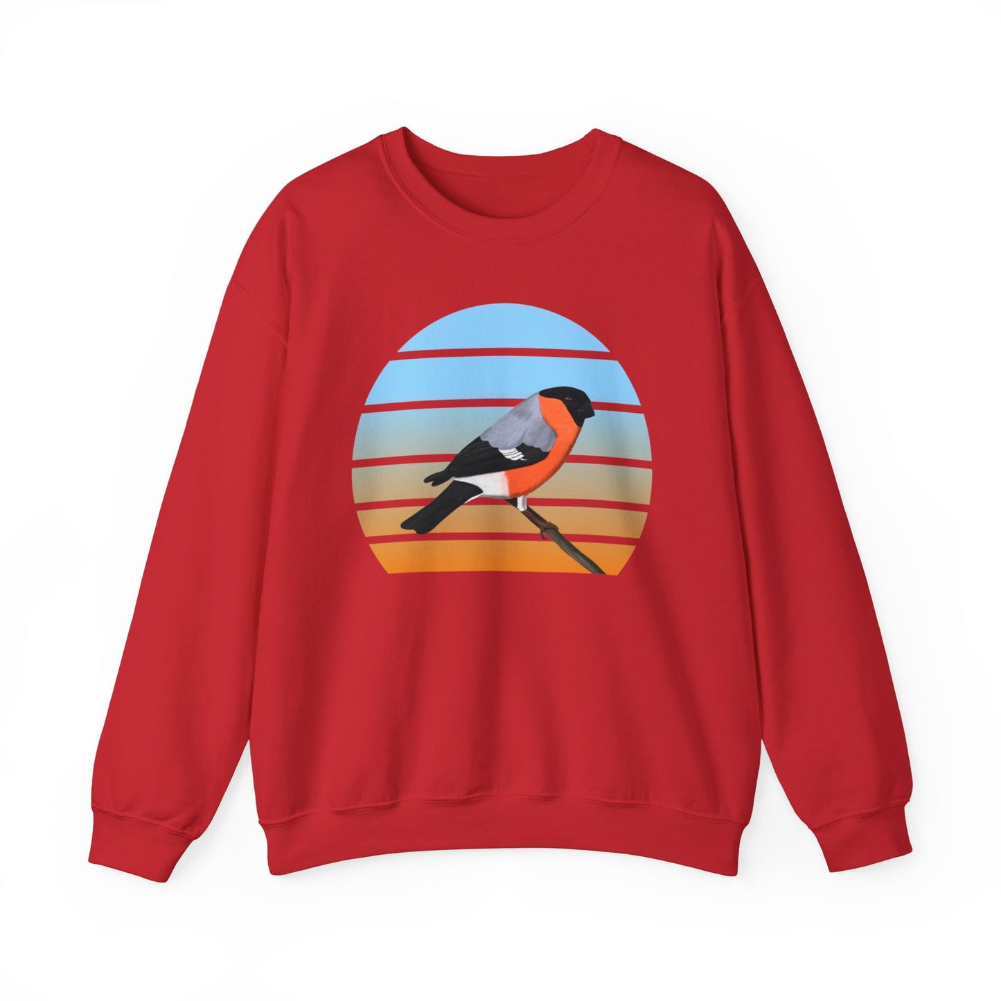 Bullfinch Birdlover Ornithologist Bird Sweatshirt – Crew neck,