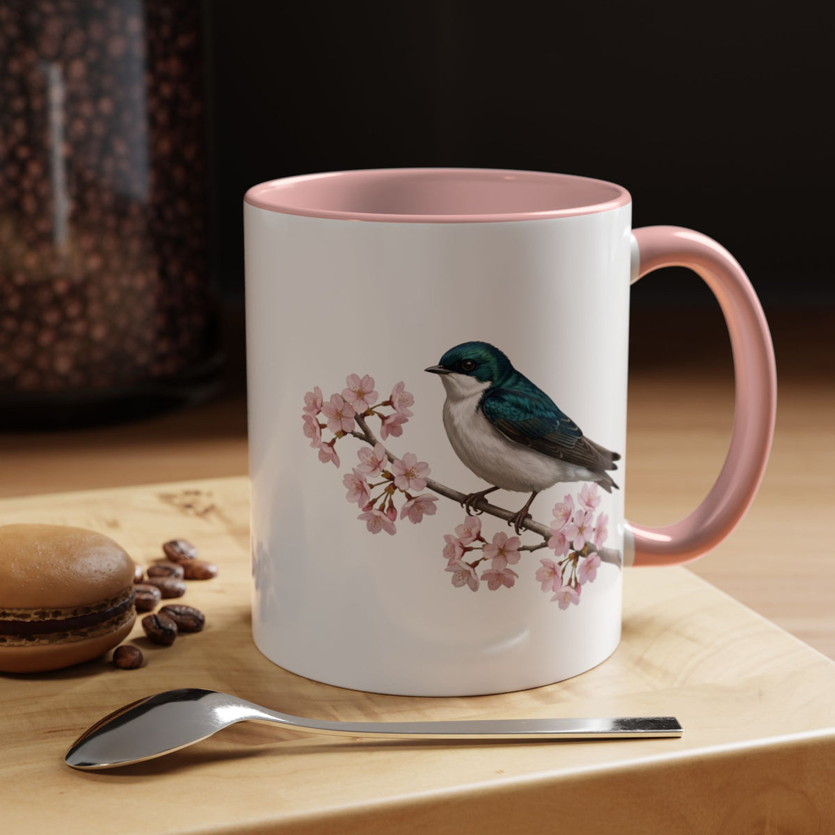 Tree Swallow Mug on 11oz background