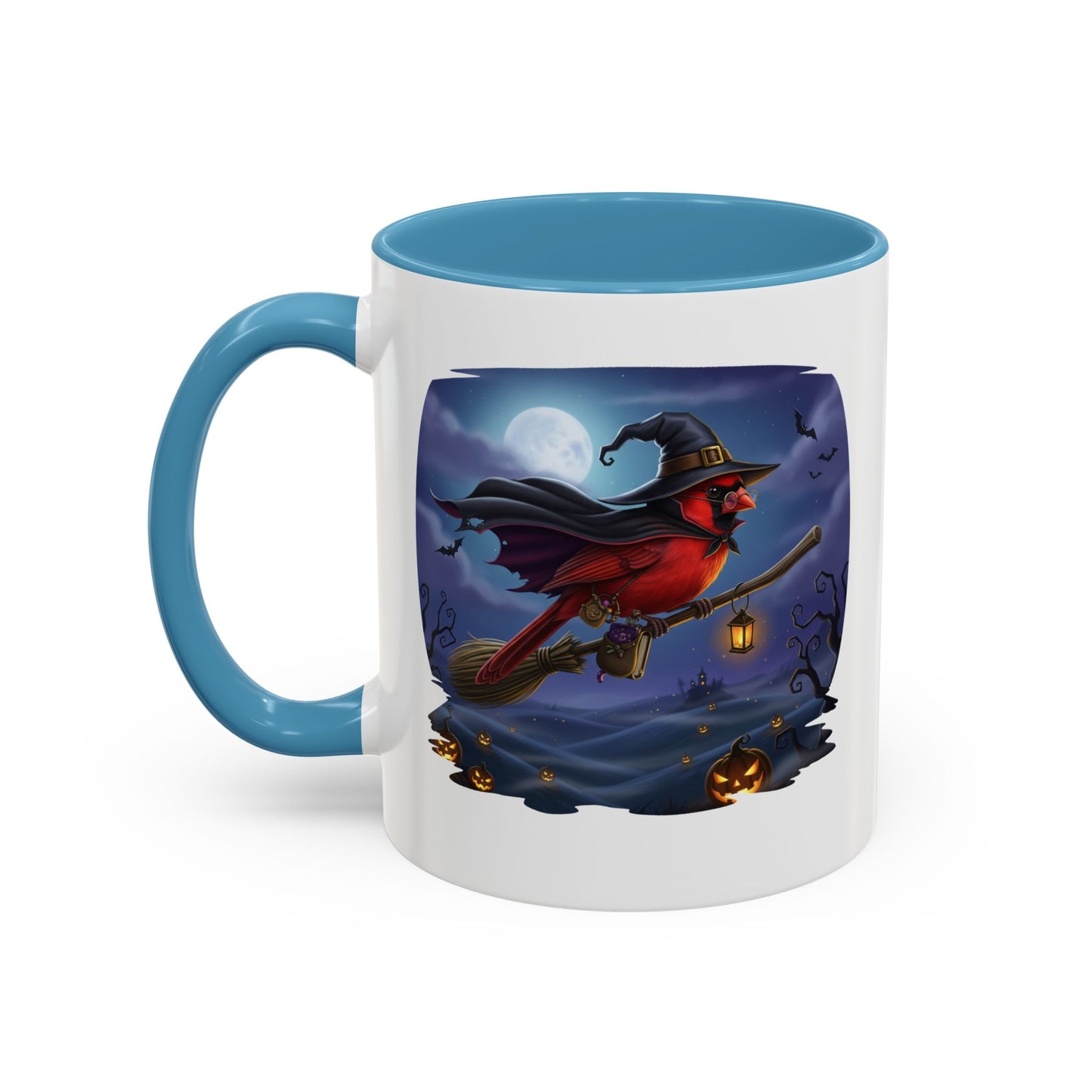 Cardinal Halloween Bird Mug - Perfect for Spooky Season