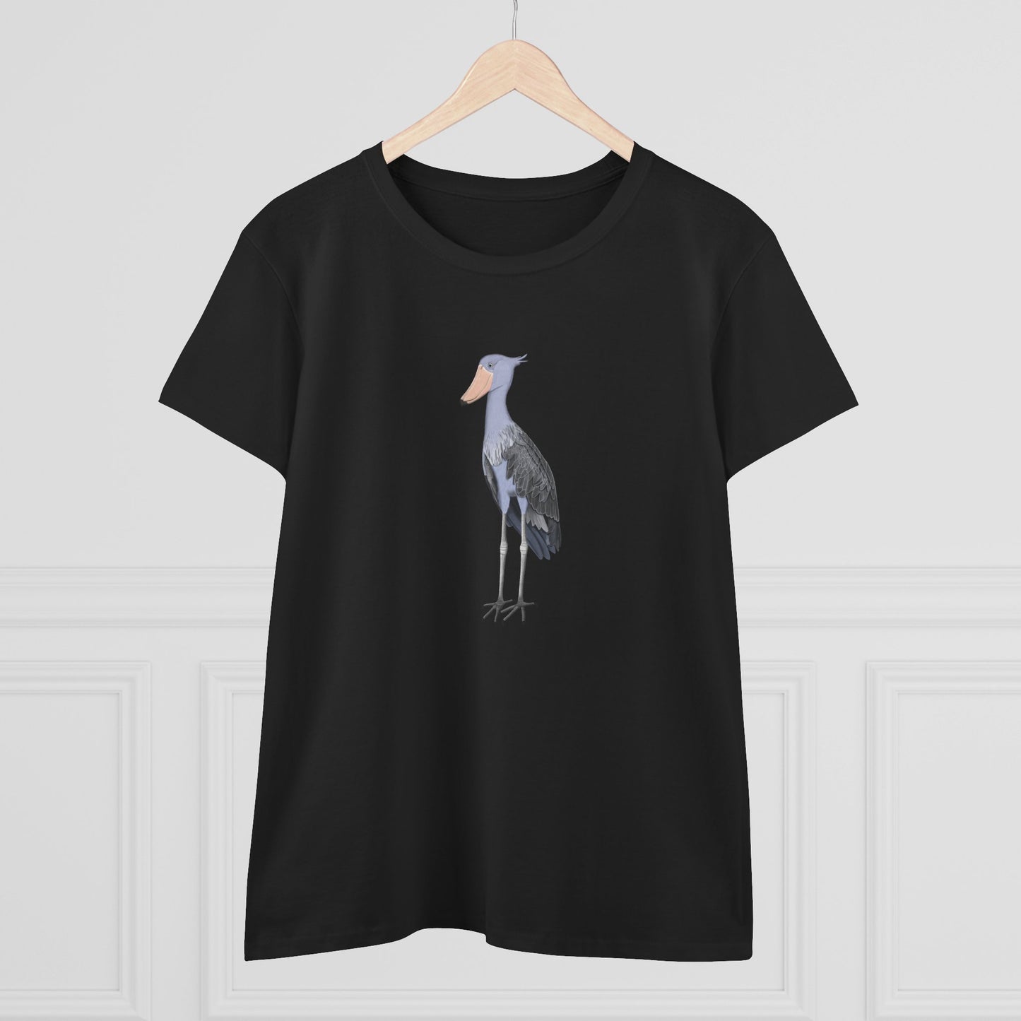 Shoebill Bird Design for Birdwatchers and Bird Lovers Women's T-Shirt