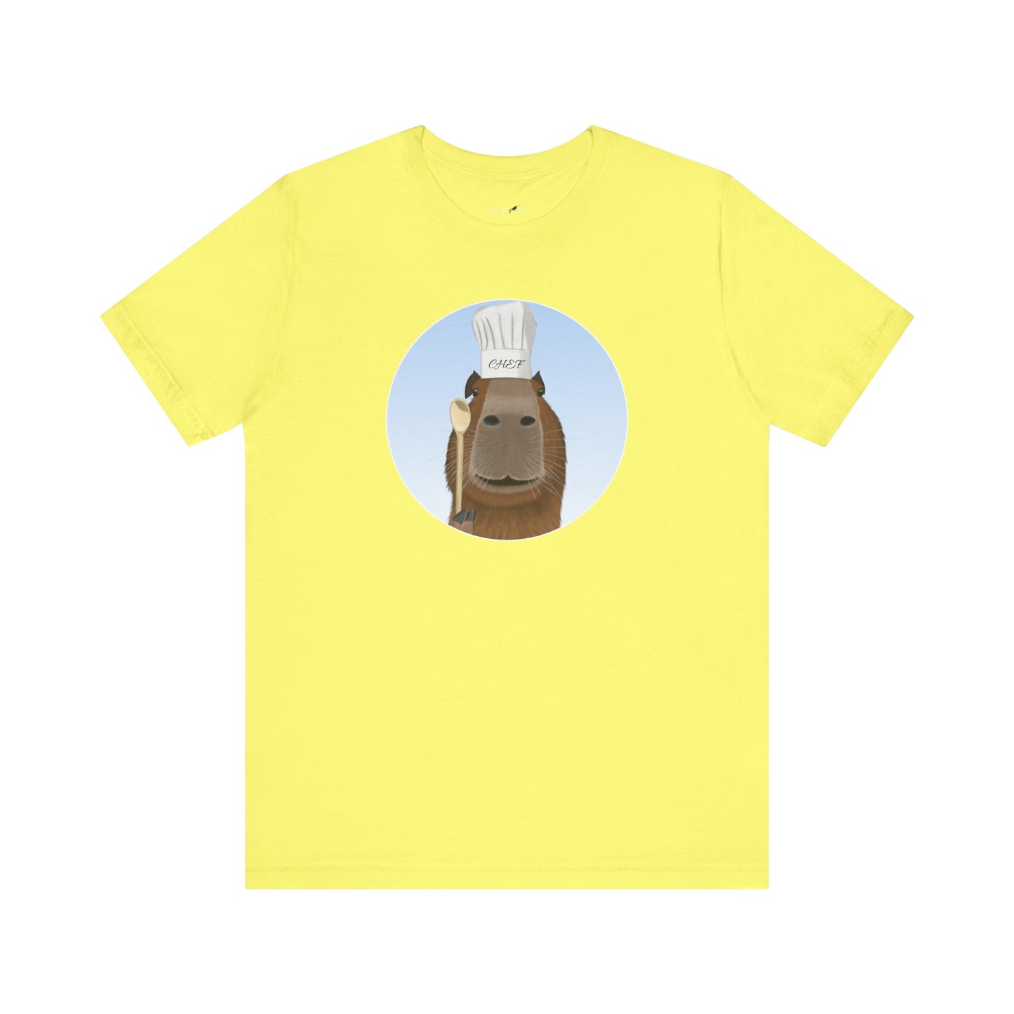 Capybara with Chef Hat and Wooden Spoon Funny Kitchen T-Shirt