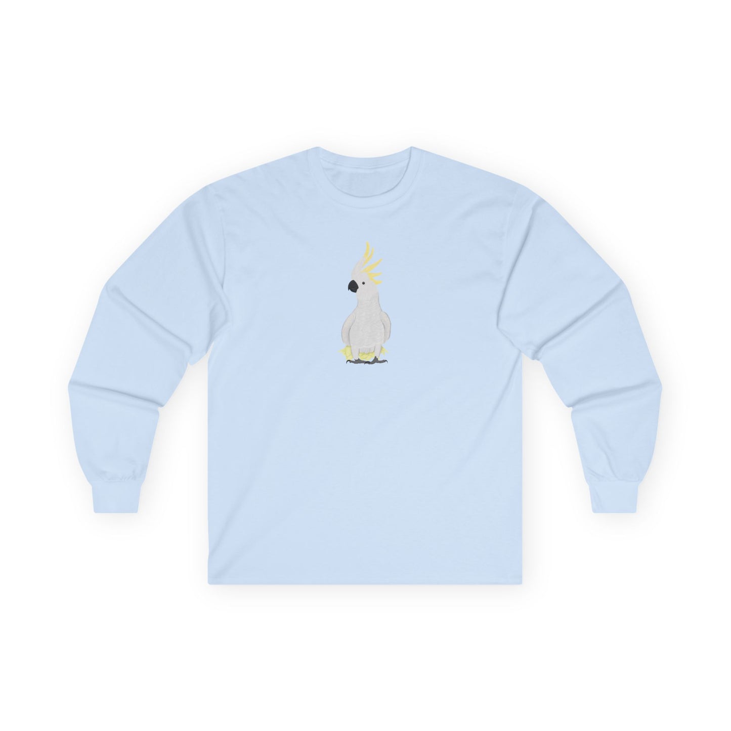 Cockatoo Birding & Birdwatching Bird Cotton Long Sleeve T-Shirt
