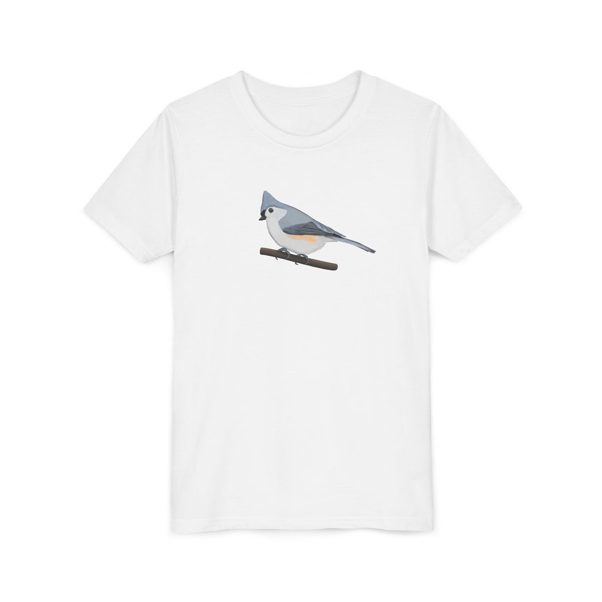 Tufted Titmouse Kids T-Shirts – Bright Clothing, Colorful Bird Design
