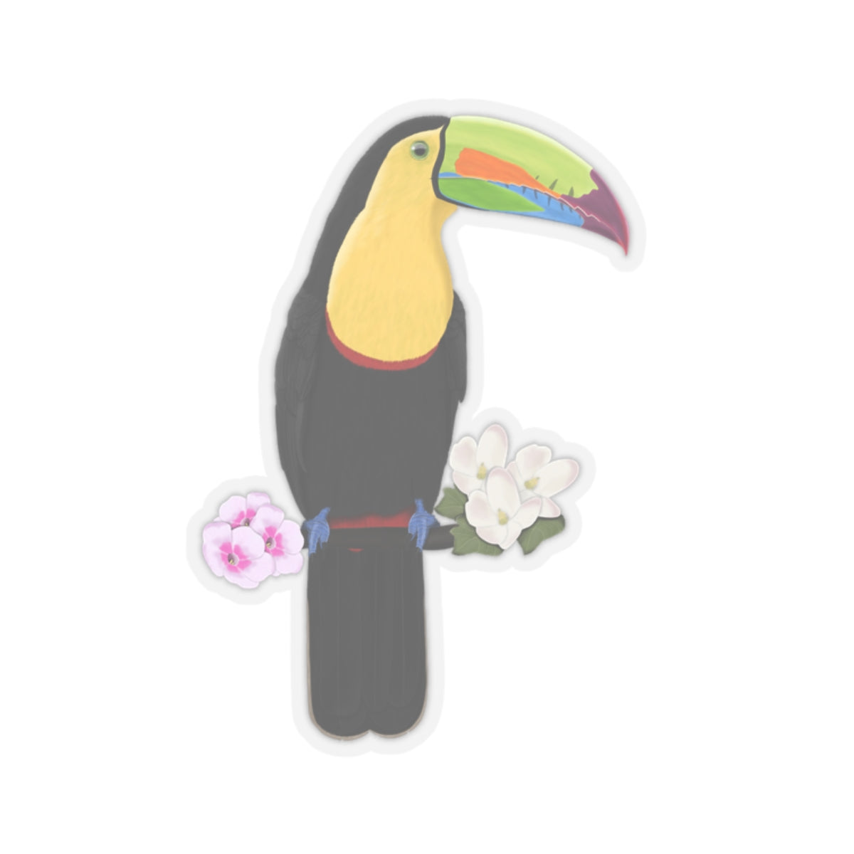 Keel-Billed Toucan Bird Sticker