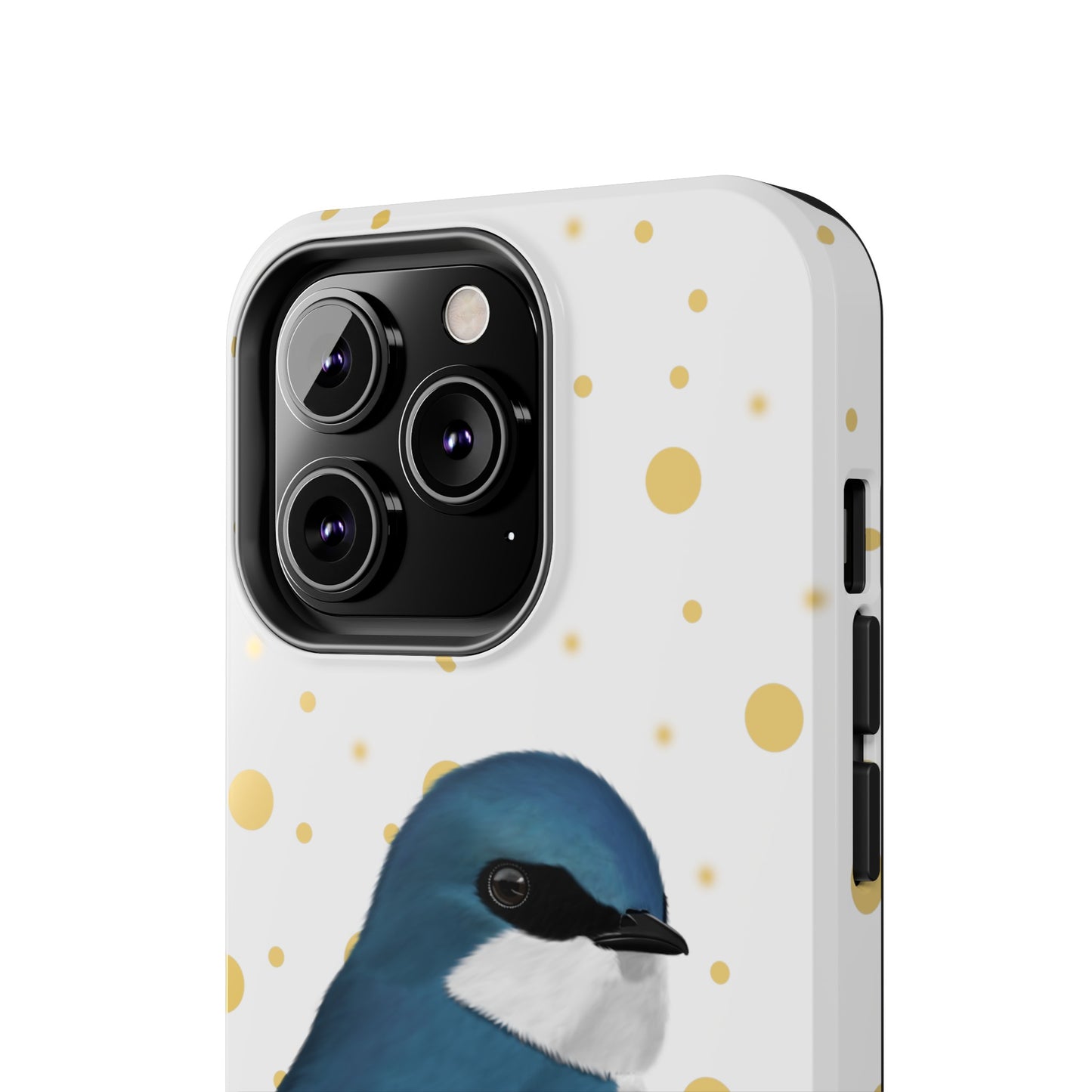 Tree Swallow Bird Art Tough Phone Case White